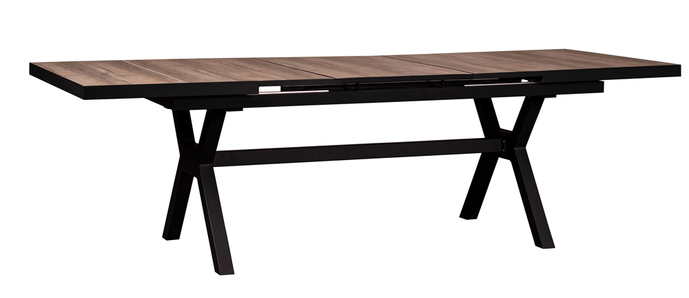 dekoVries Montana Ausziehtisch  200/260 x 100 x 77 cm oak