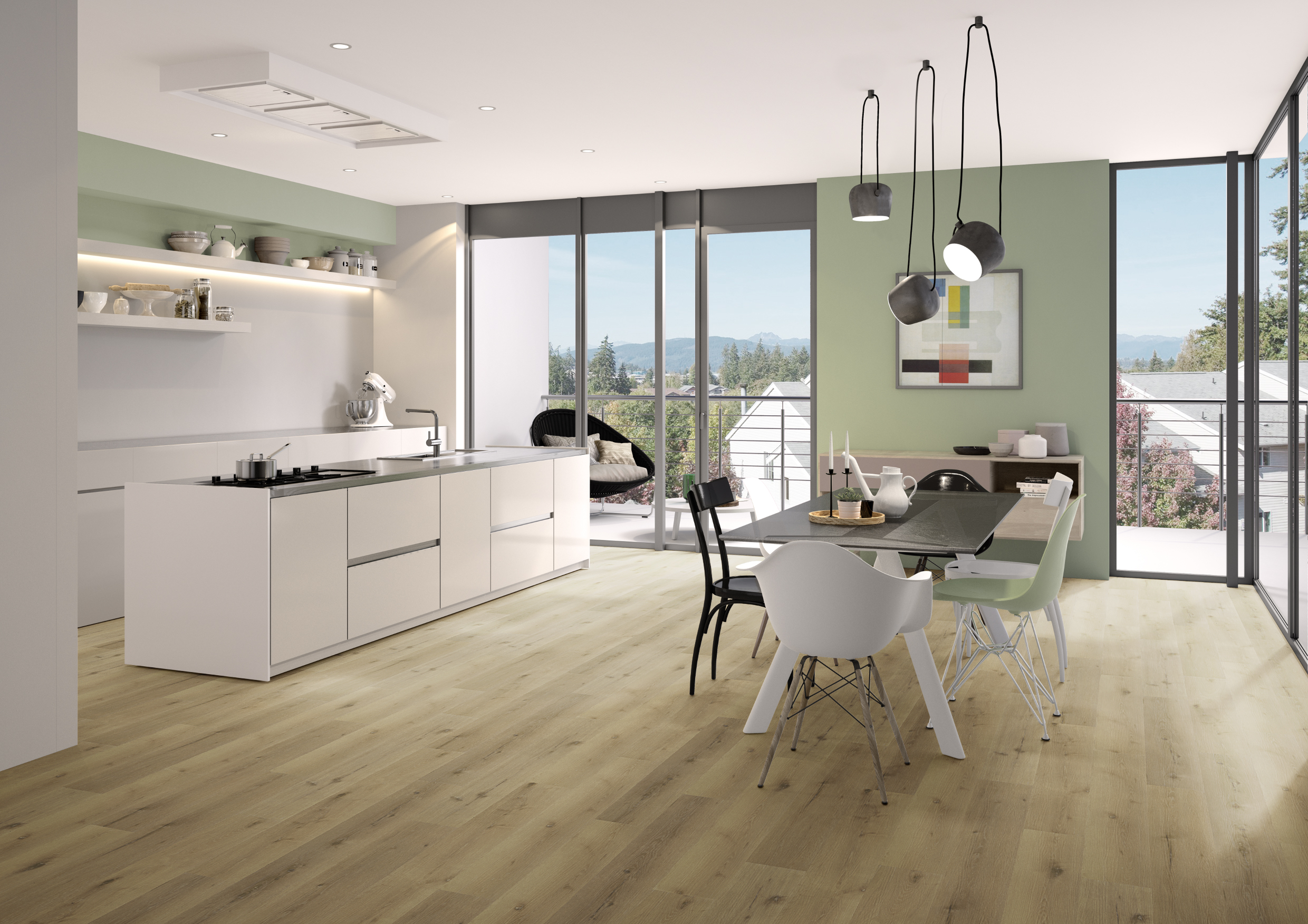 A´viva Vinyl LHD Basic Design Eiche, NS 0,2mm