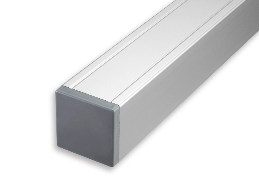 Alu Pfosten Silber 68x68x2400 mm
