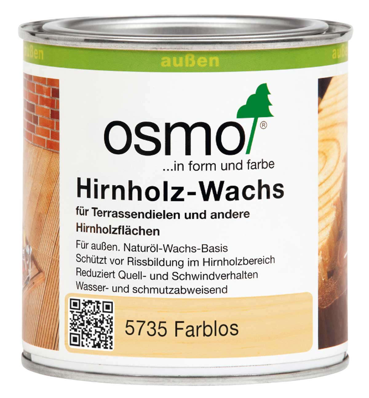 Osmo Hirnholzwachs 0,375 Liter Dose