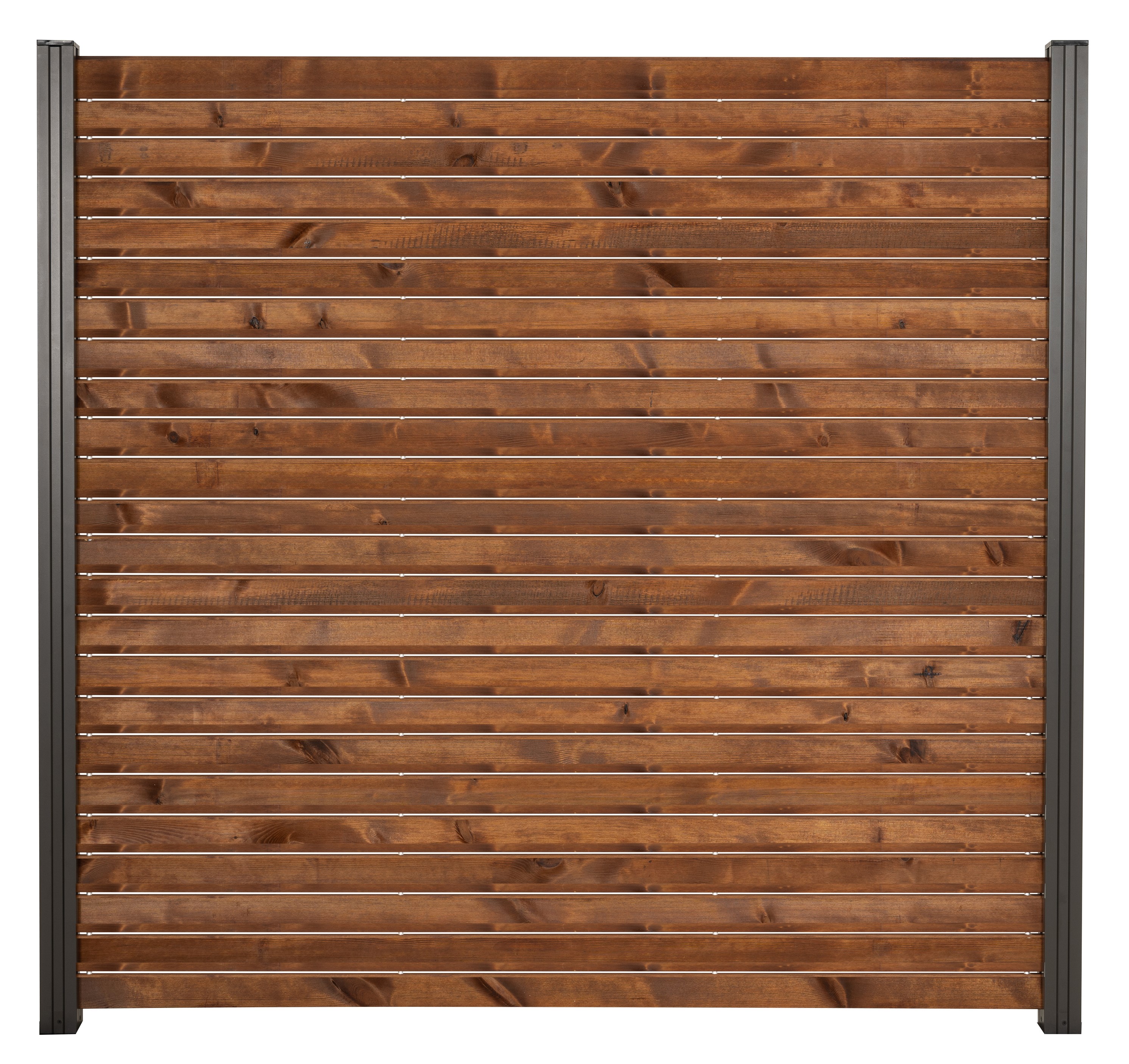 GartenLand Sichtschutz Zaun Craftwood Rhombus Braun 180x180cm