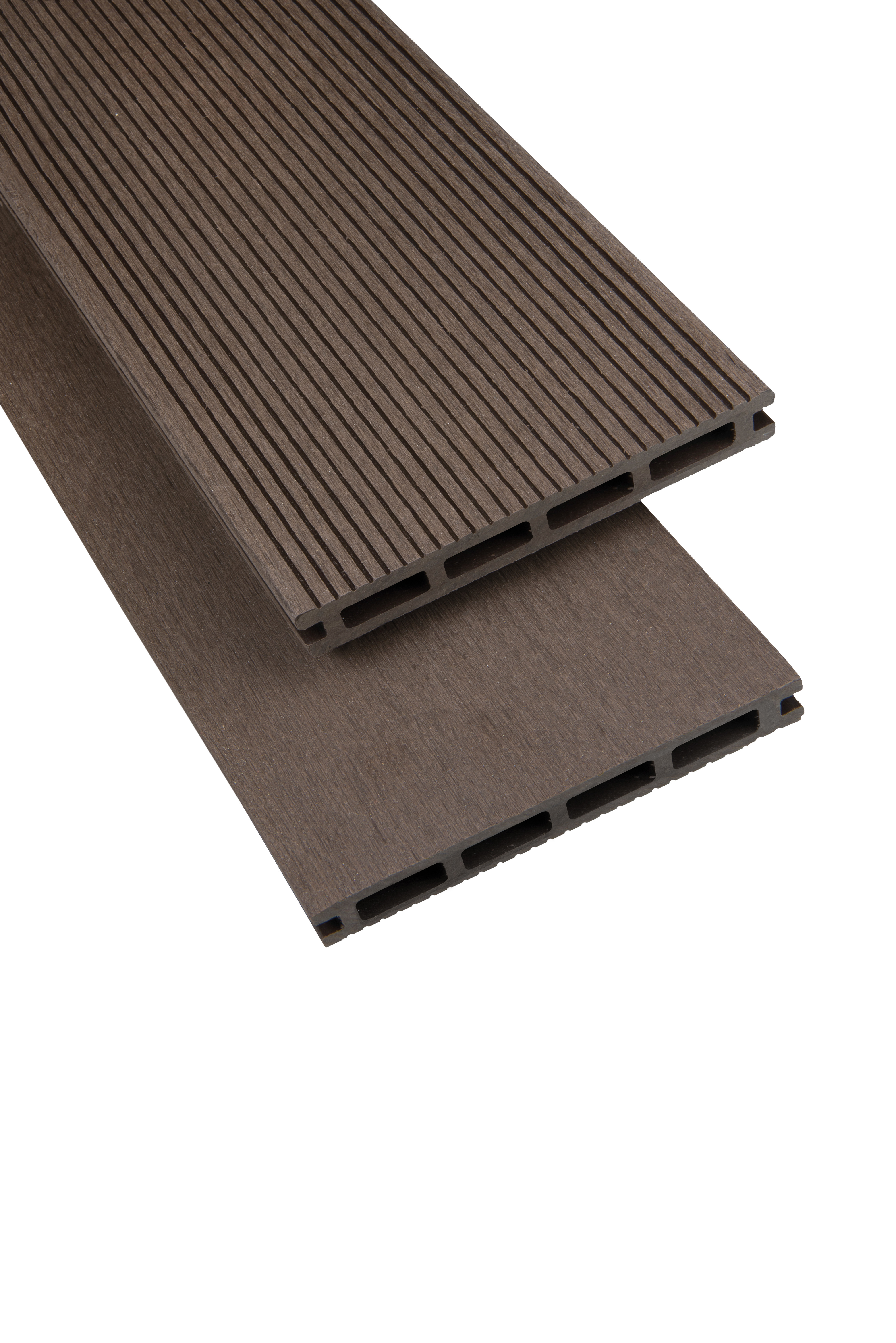 GartenLand BPC Terrassendiele Classic 21x140mm Schokobraun