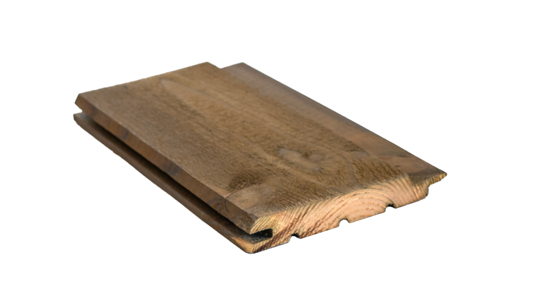 22x145 mm  Craftwood Fassade Profil D N+F, Sägefein DB:130 mm, grau waagerecht Leinöl-imprägniert