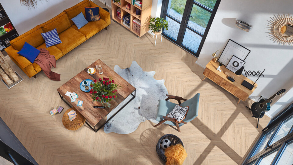 MeisterDesign Laminat LS 350 Fischgrät 10x840x168mm NKL23/32 Farbauswahl