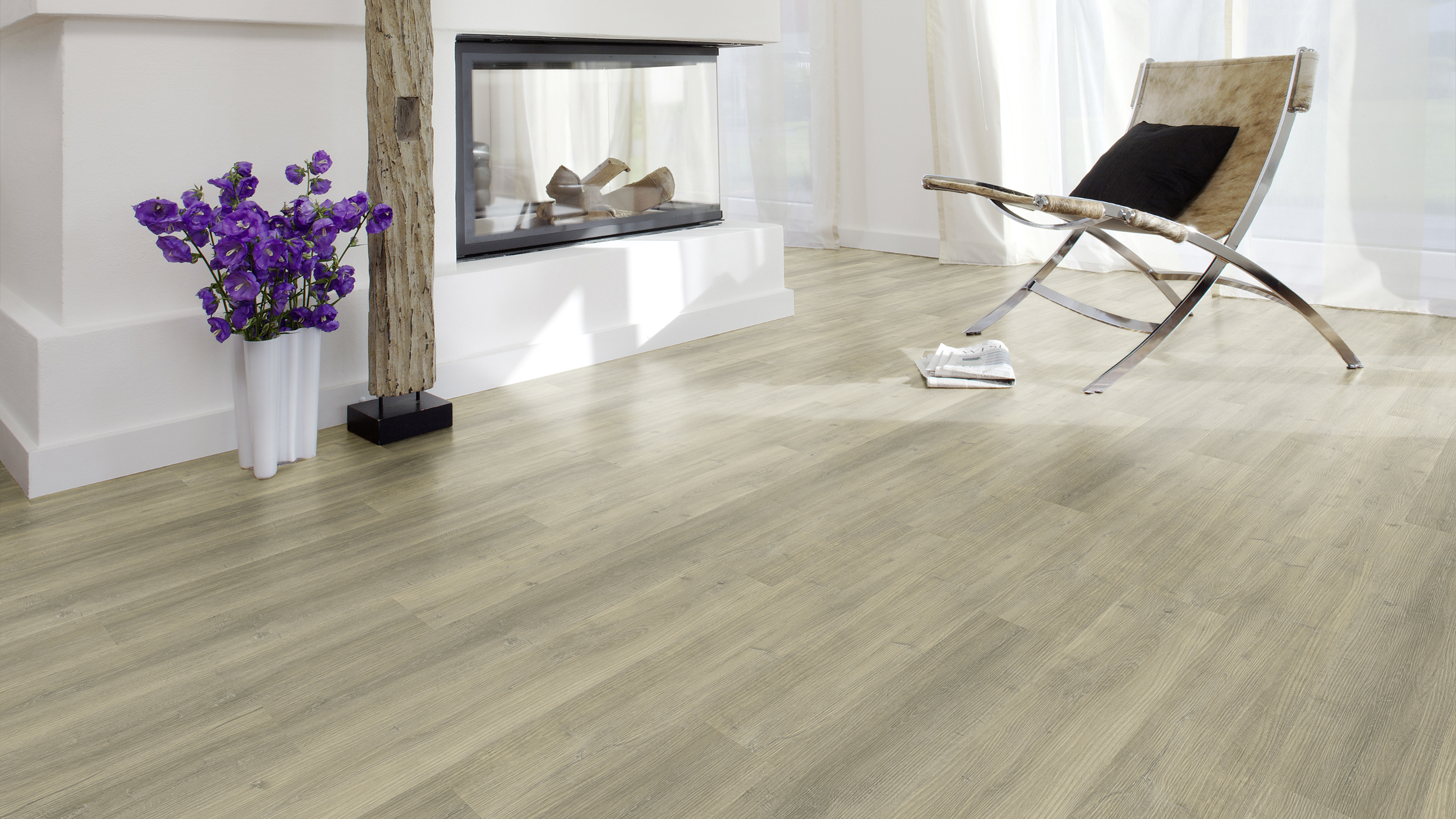 A´viva Rigid-Vinyl LHD Classic inkl. TS 4V, Design Eiche Creme, NS 0,3mm