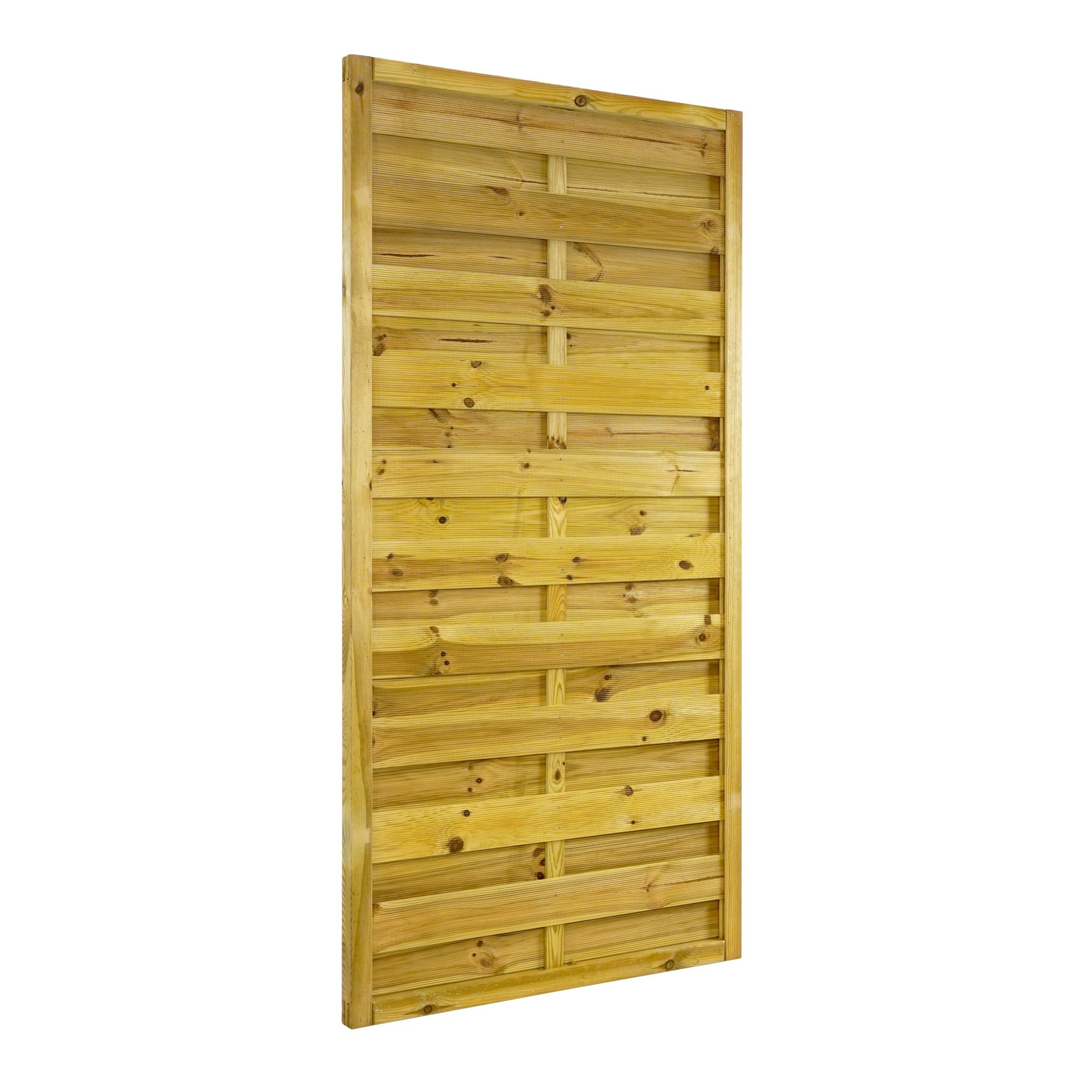 GartenLand Sichtschutzzaun Vario gerade ca. 90x180 cm Kiefernholz – Kesseldruckimprägniert