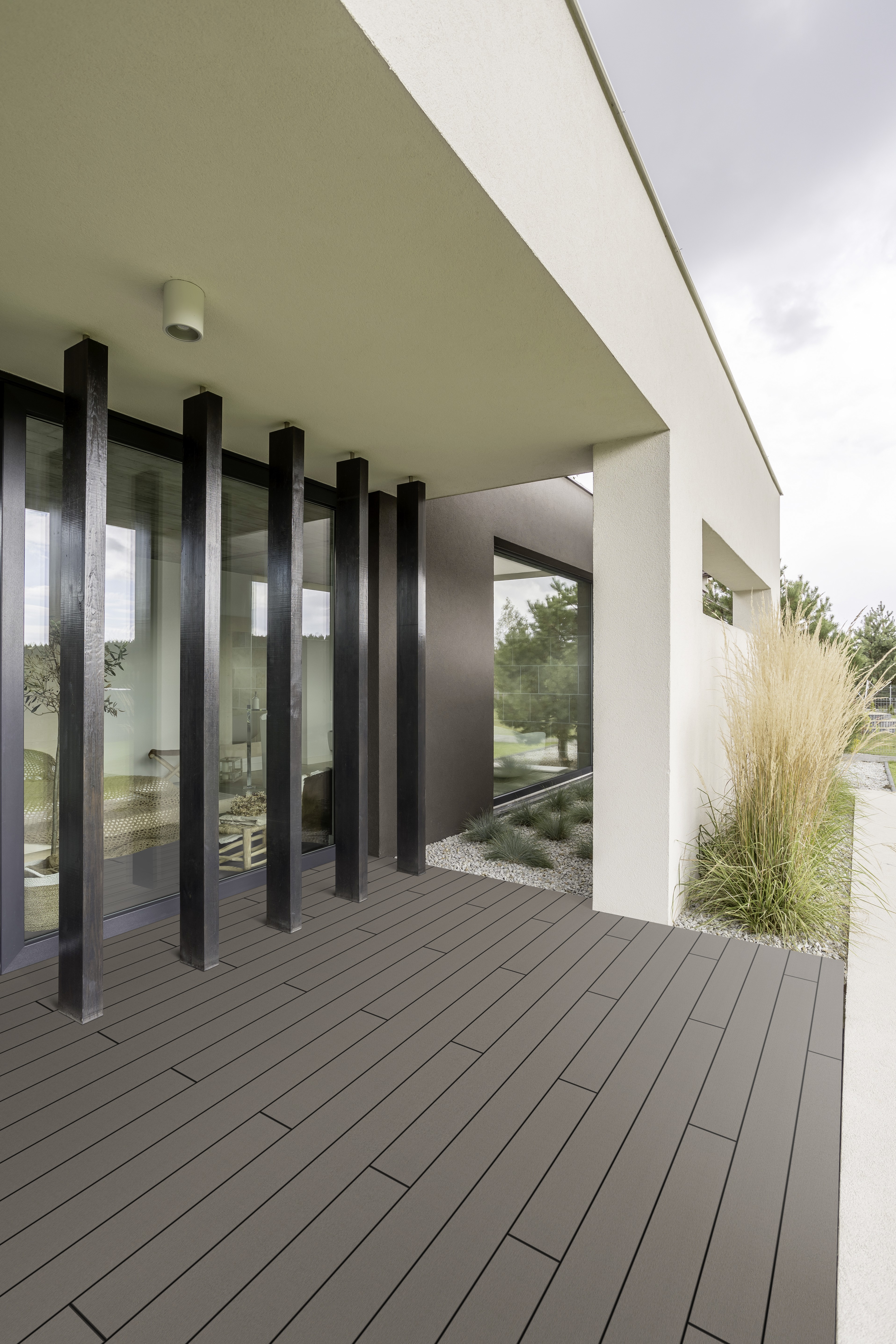 Gartenland BPC Terrassendiele Classic 21x140mm Silbergrau