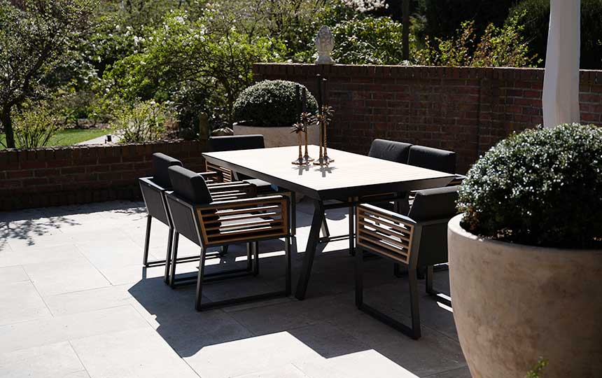 Keramikterrasse