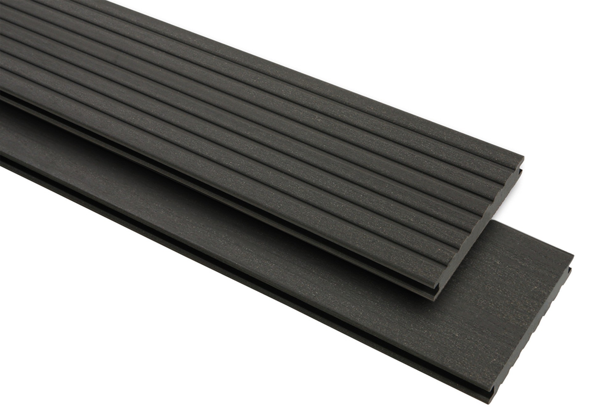 Muster WPC/BPC Terrassendiele Massiv, Pro Solid "Modern" 20x145 mm, anthrazit