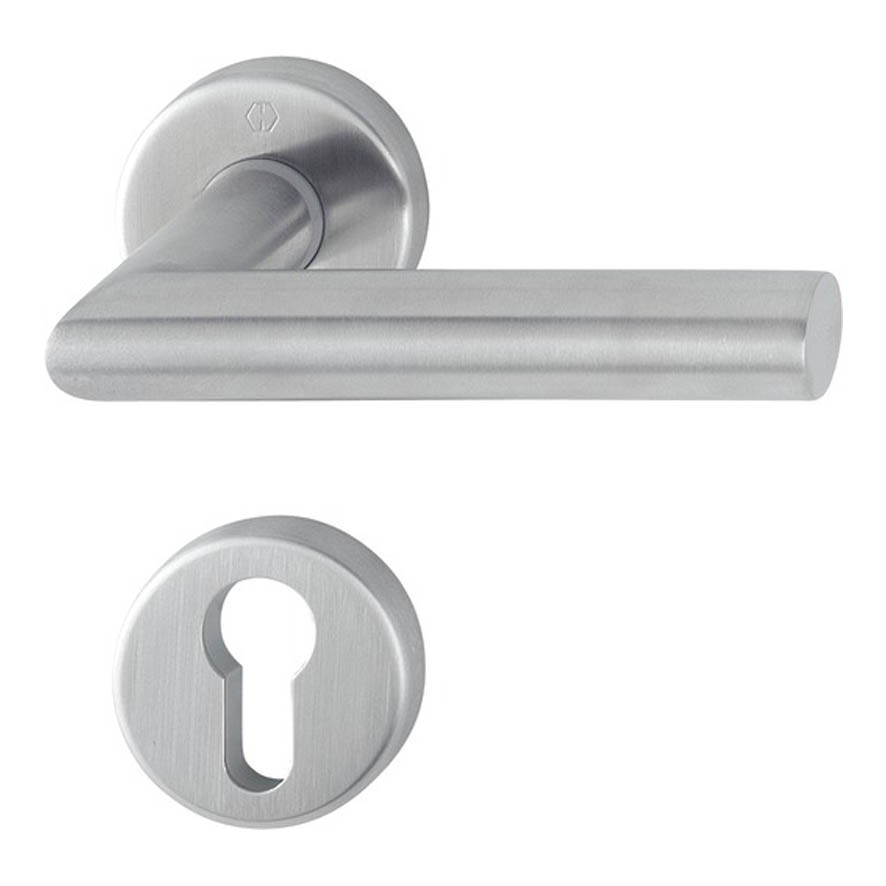 Hoppe Amsterdam Rosettengarnitur Edelstahl PZ-Garnitur, 3289743