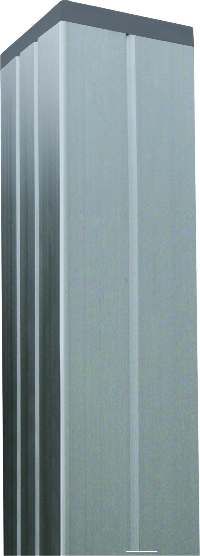 GartenLand Aluminiumpfosten Silber 68x68x970mm