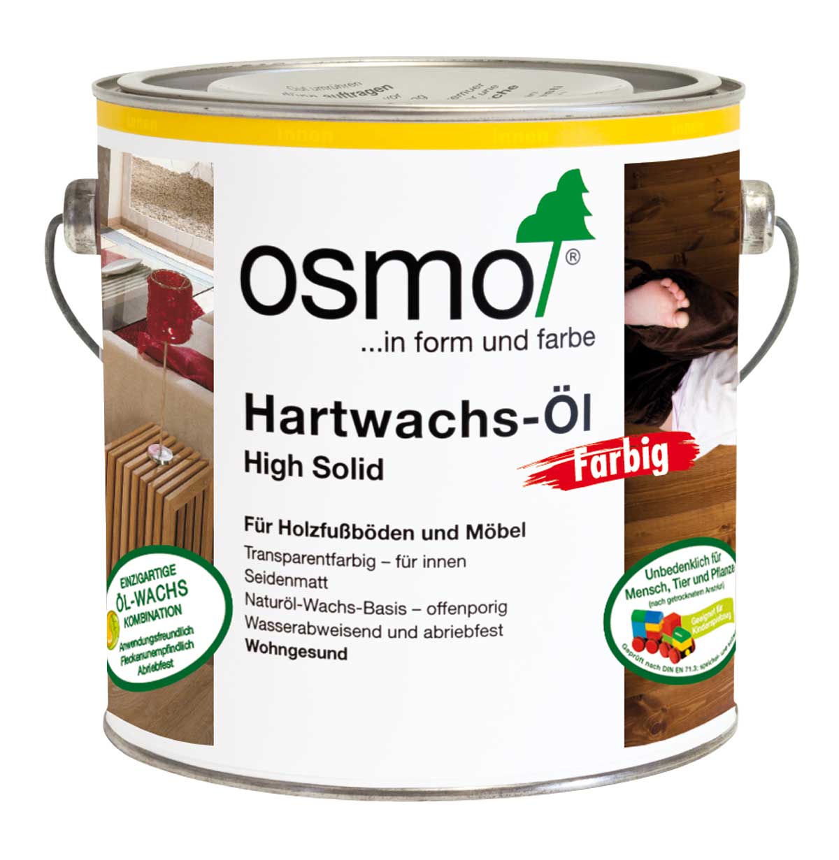 Osmo Hartwachs Öl farbig Farbauswahl