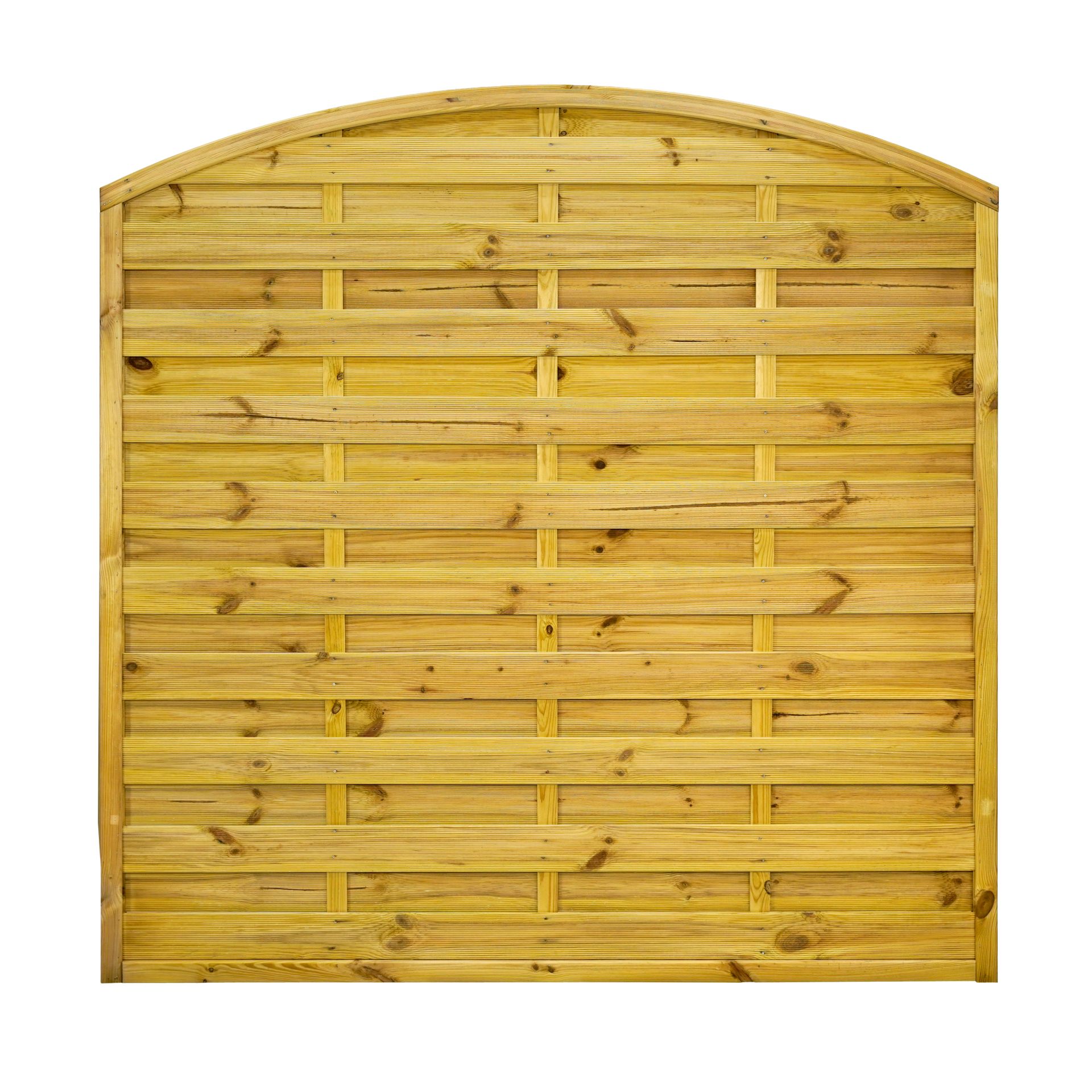 GartenLand Sichtschutzzaun Vario gebogen ca. 180x180 cm Kiefernholz – Kesseldruckimprägniert