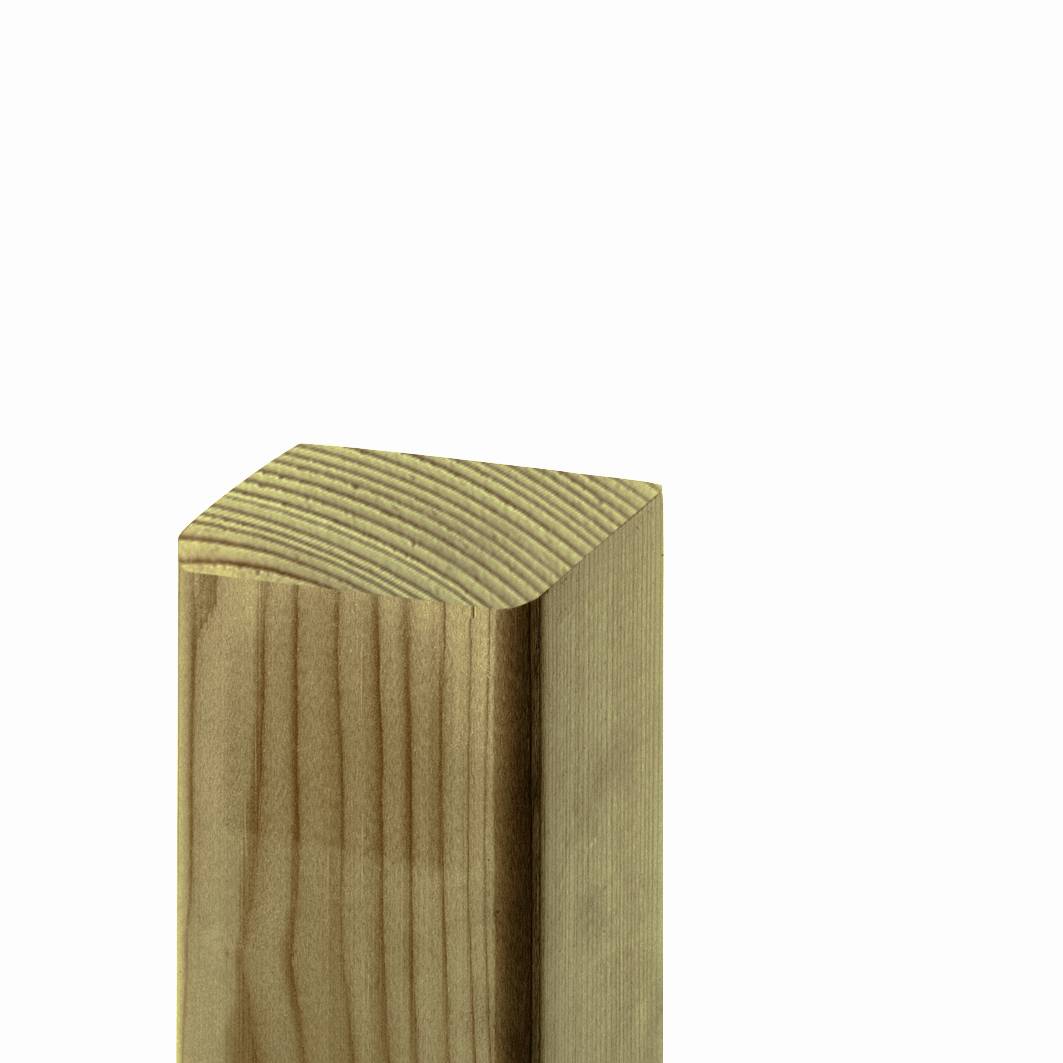 7 x 7 cm Pfosten Kiefer KDI 210 cm gehobelt und gefast