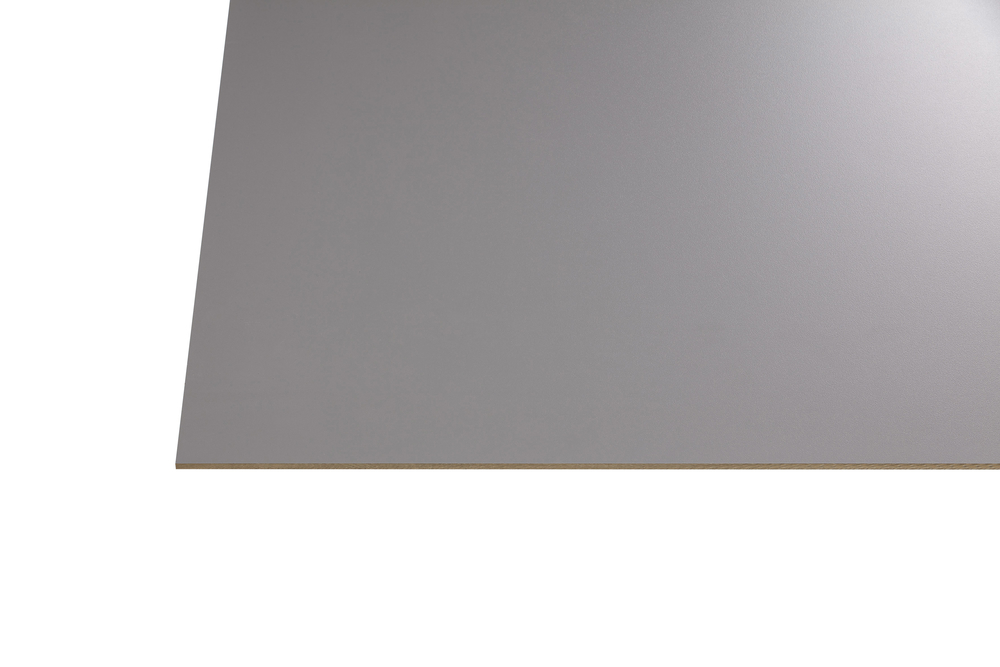 6 mm HPL Baukompaktplatte grau RAL 7040 UV Film einseitig