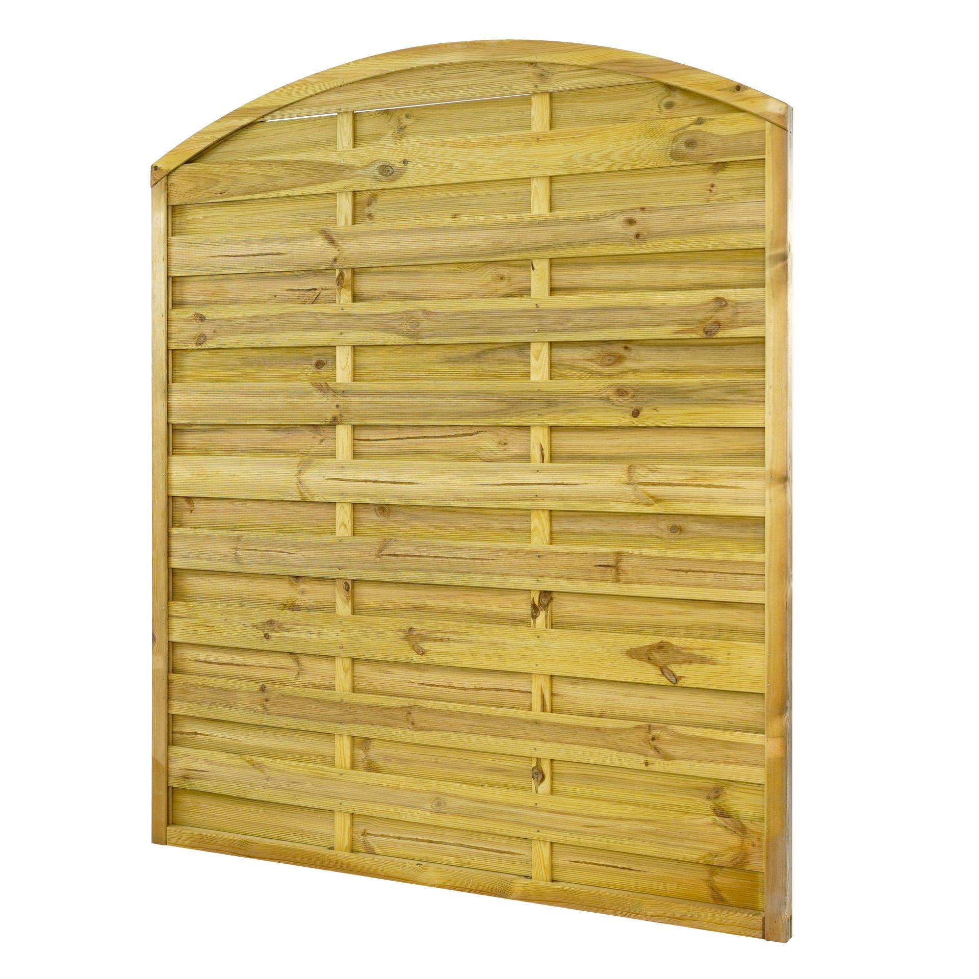 GartenLand Sichtschutzzaun Vario gebogen ca. 150x180/160 cm Kiefernholz – Kesseldruckimprägniert