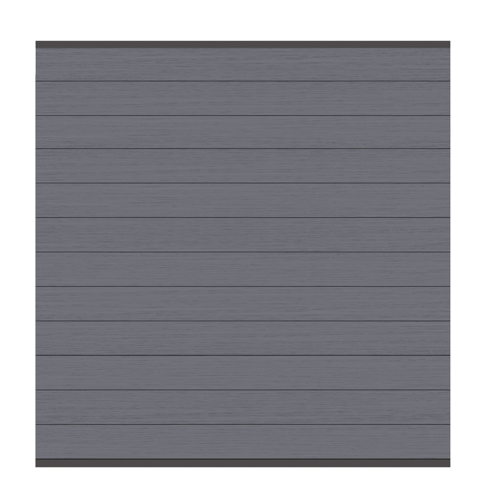 Brügmann TraumGarten WPC Sichtschutz Zaun 178 x 184cm - Anthrazit
