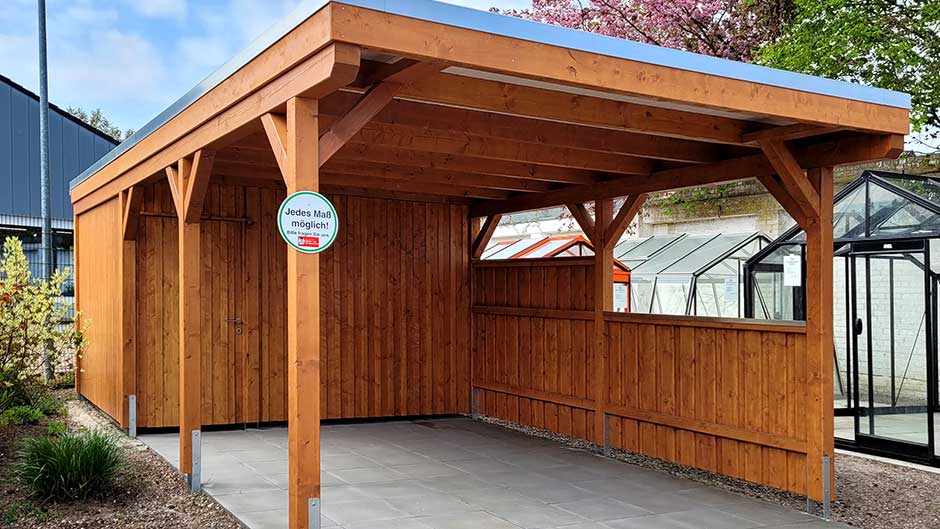 Carport aus Holz