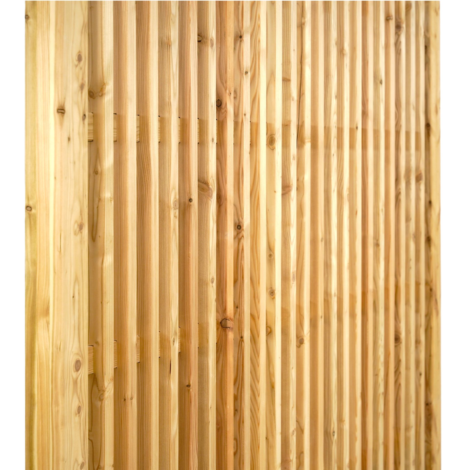 GartenLand Staketenzaun Wien ca. 180x180 cm Lärche – Naturbelassen