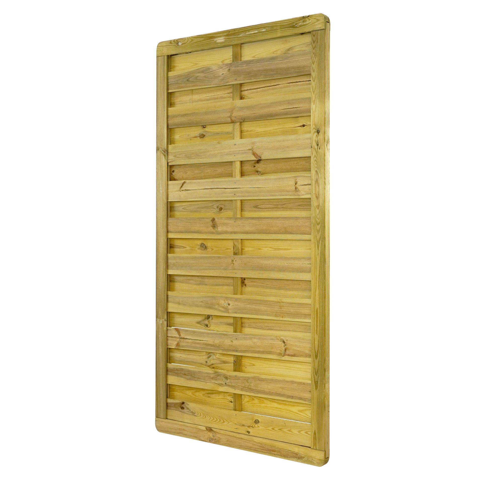 GartenLand Sichtschutzzaun Vario Massiv „Extra Stabil“ ca. 90x180 cm Kiefernholz – Kesseldruckimprägniert