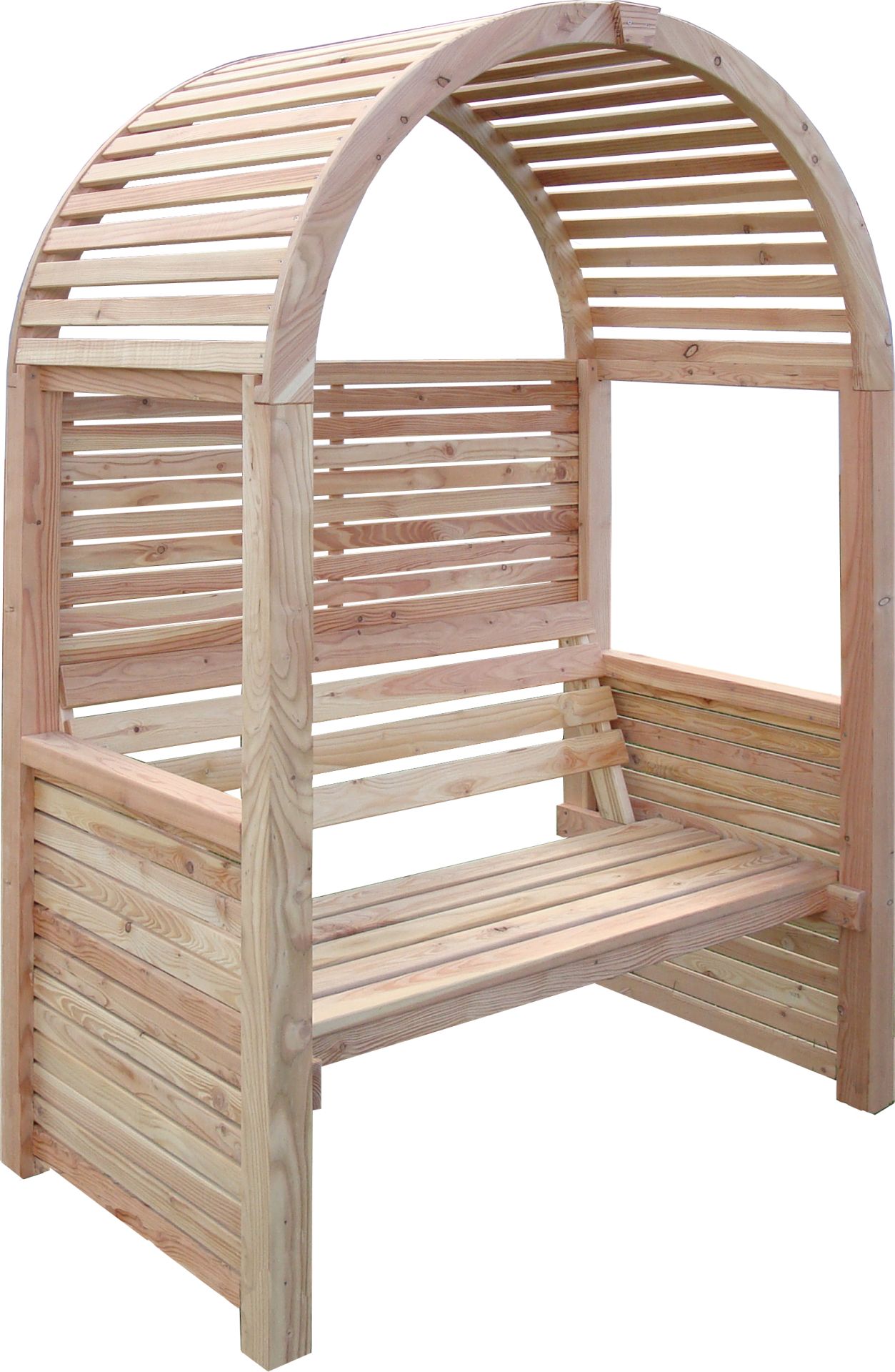 Sitzpergola Lärche – ca. 129×74×196 cm