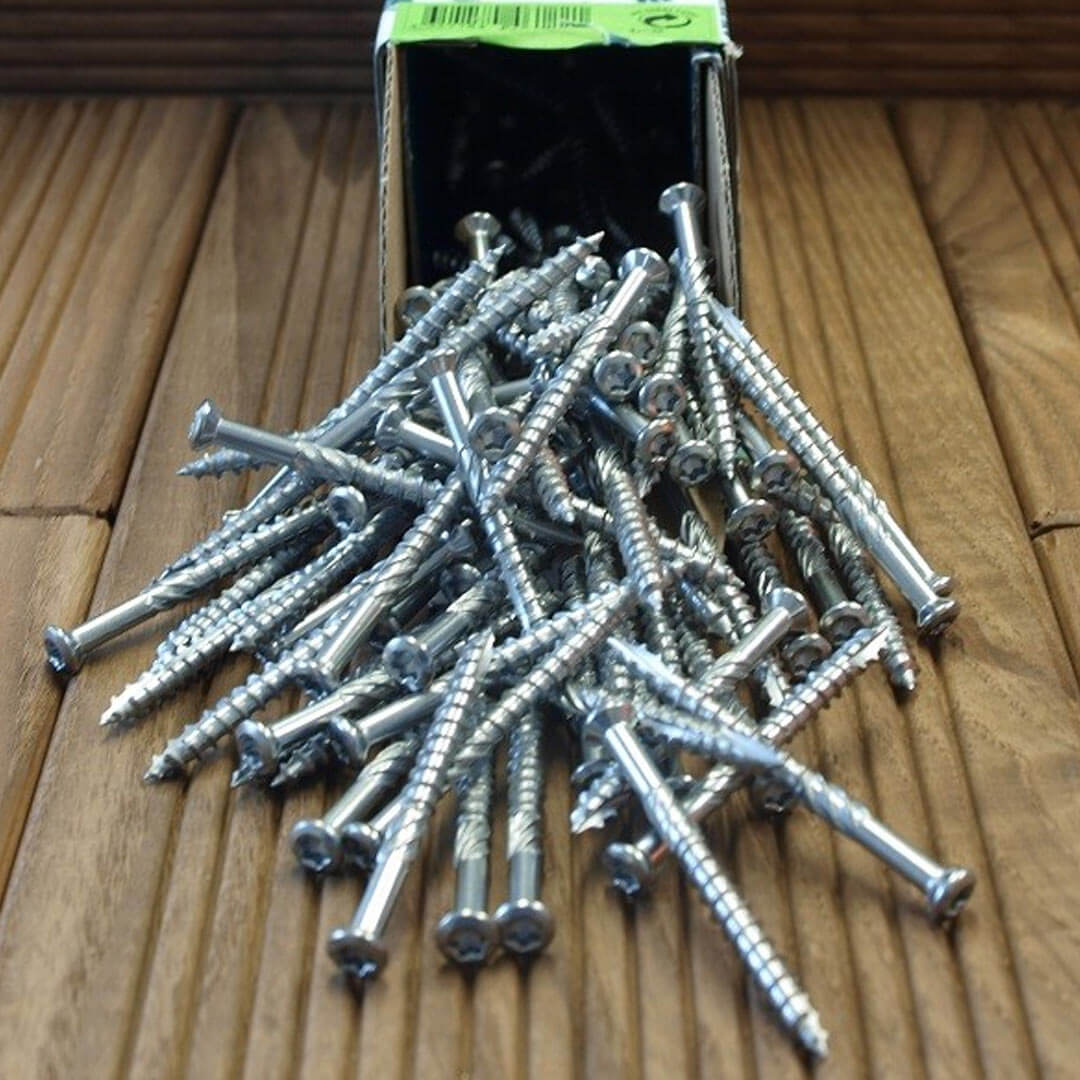 Terrassenschraube 5,0x70mm Edelstahl gehärtet, TX25 200 Stk