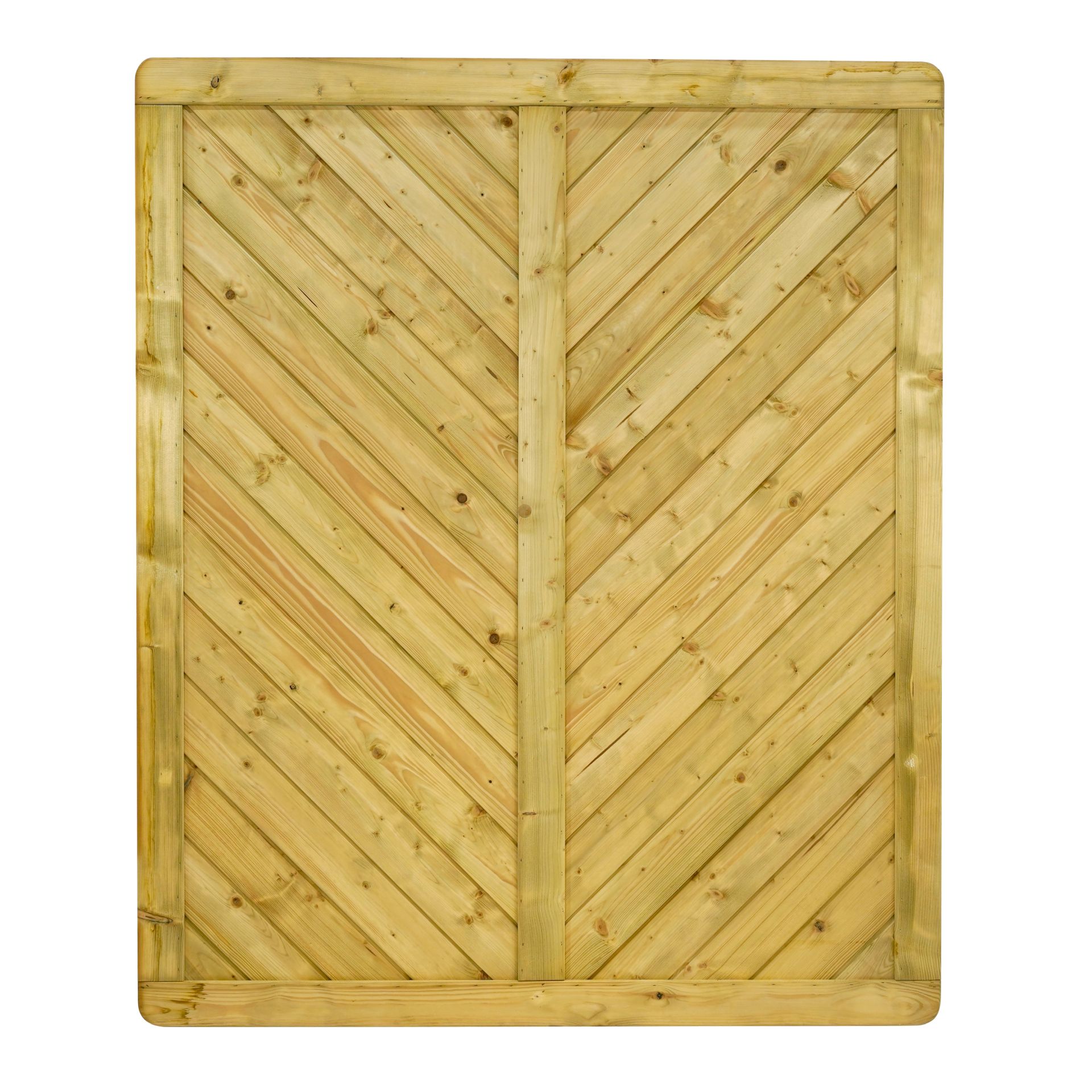 GartenLand Sichtschutzzaun Innsbruck Massiv „Extra Stabil“ gerade ca. 150x180 cm Fichte – Kesseldruckimprägniert