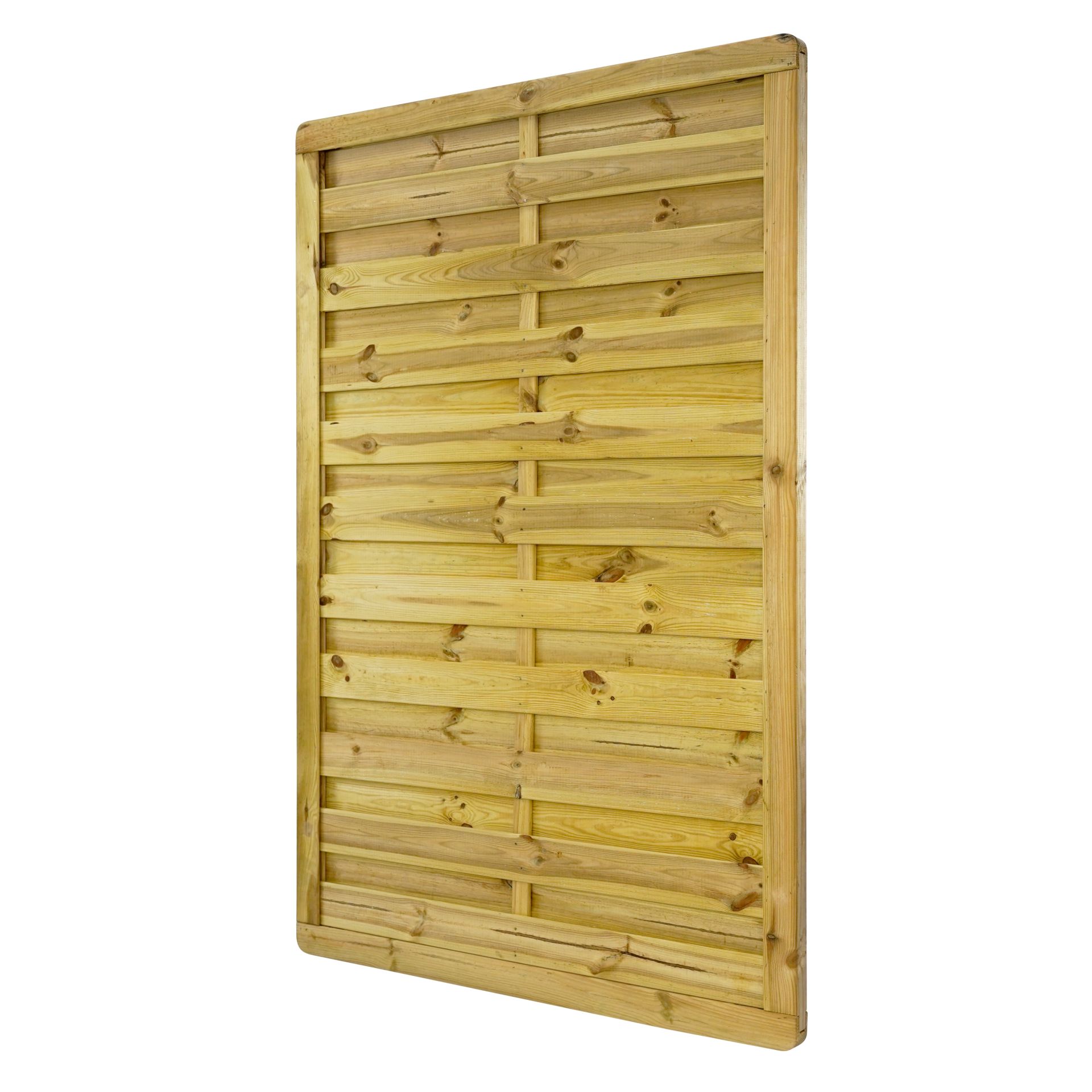 GartenLand Sichtschutzzaun Vario Massiv „Extra Stabil“ ca. 120x180 cm Kiefernholz – Kesseldruckimprägniert