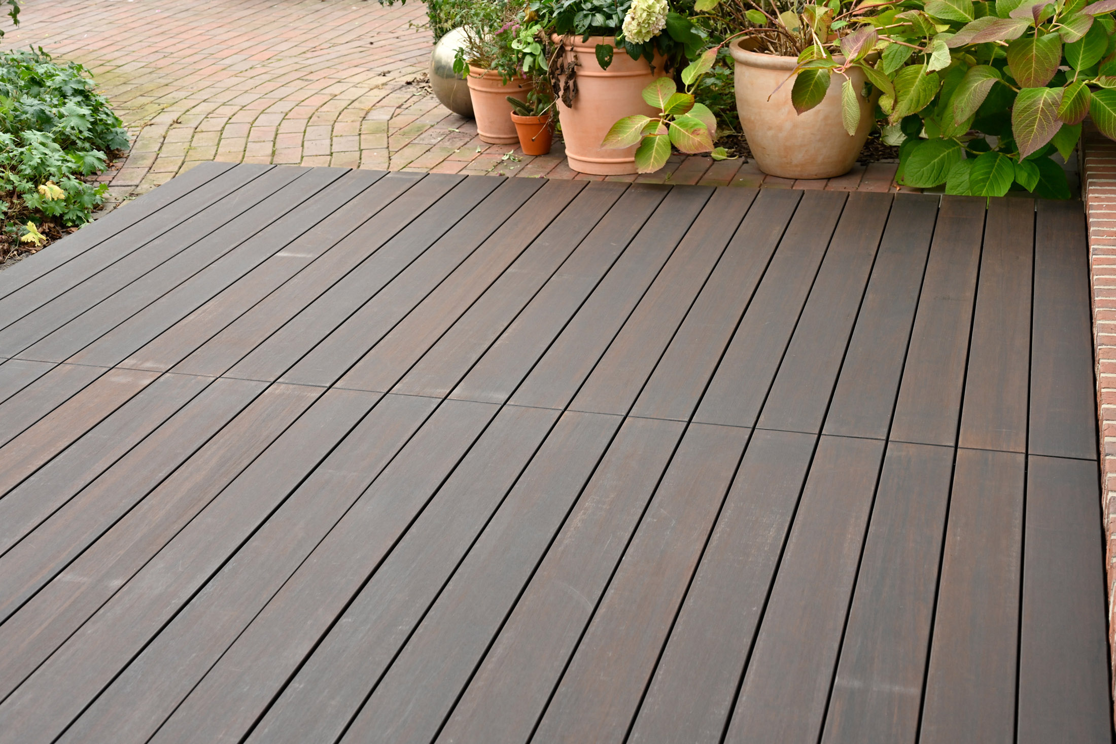 TERRASSENDIELE BAMBUS 20X137 MM 185 CM THERMO GEÖLT