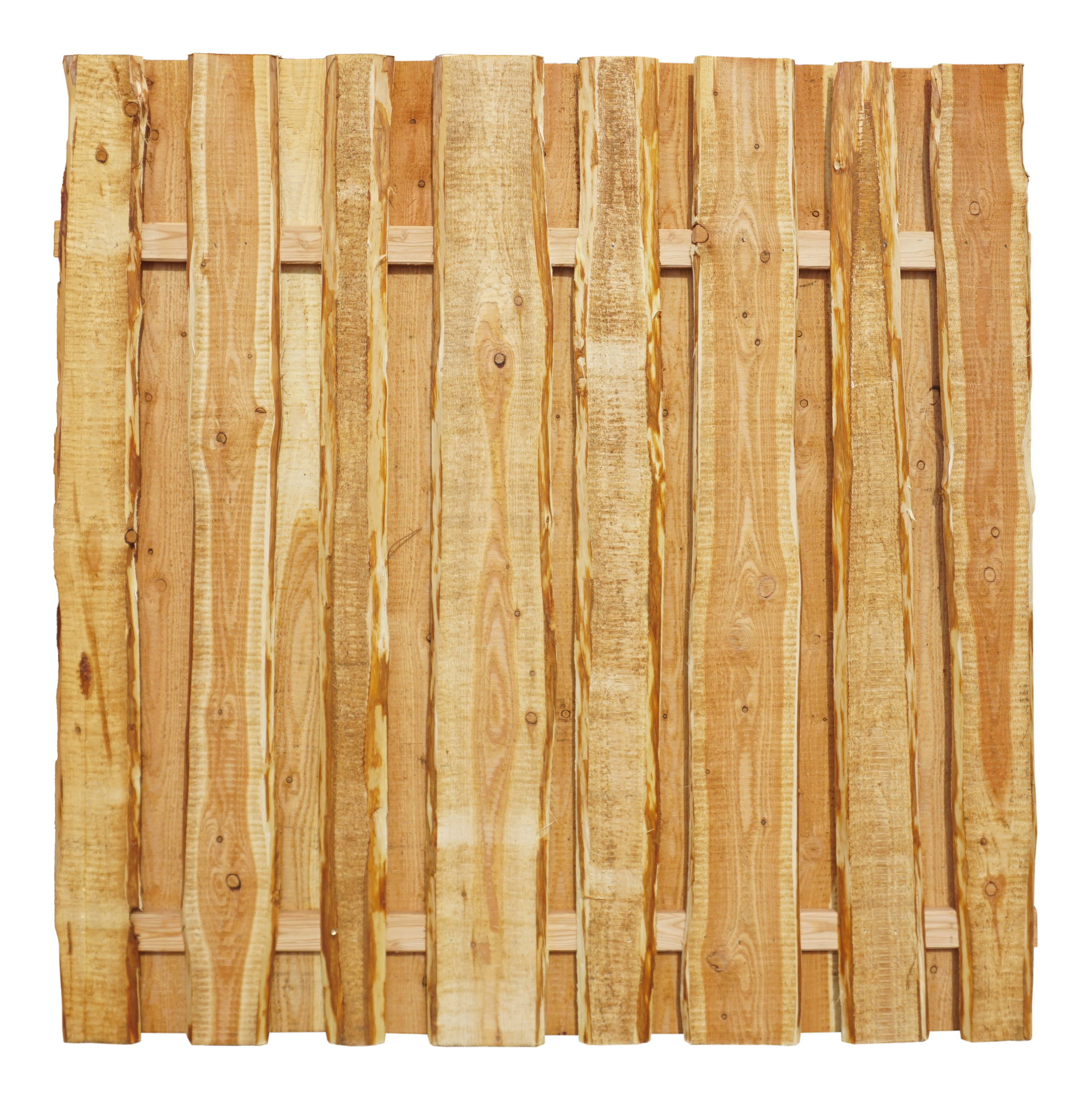Sichtschutz Zaun Friesland 180x180cm Lärche sägerau