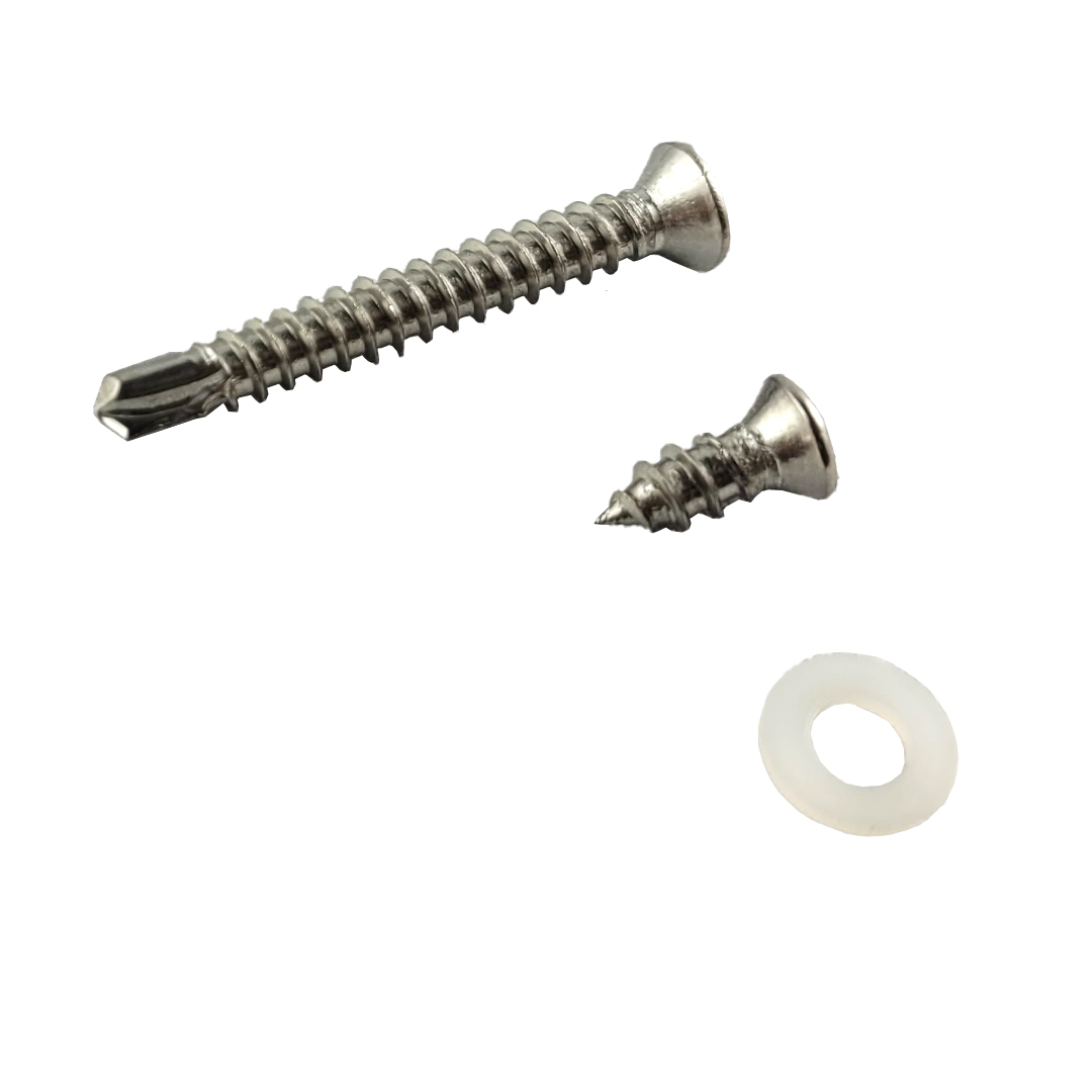 Beschlagsatz Relax T-Beschläge Silber (8er Set)