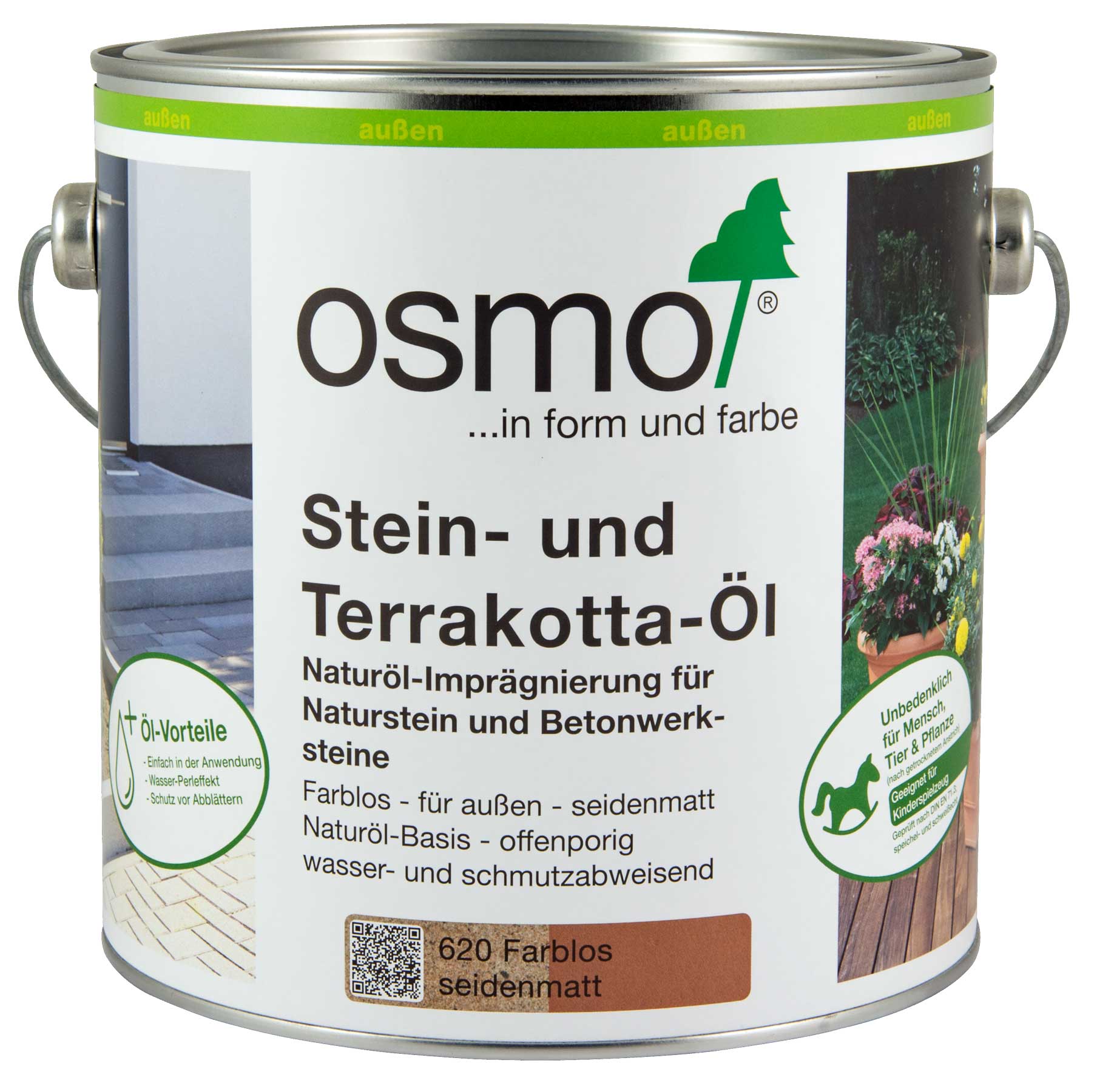 Osmo Stein- und Terrakotta-Öl 620 Farblos