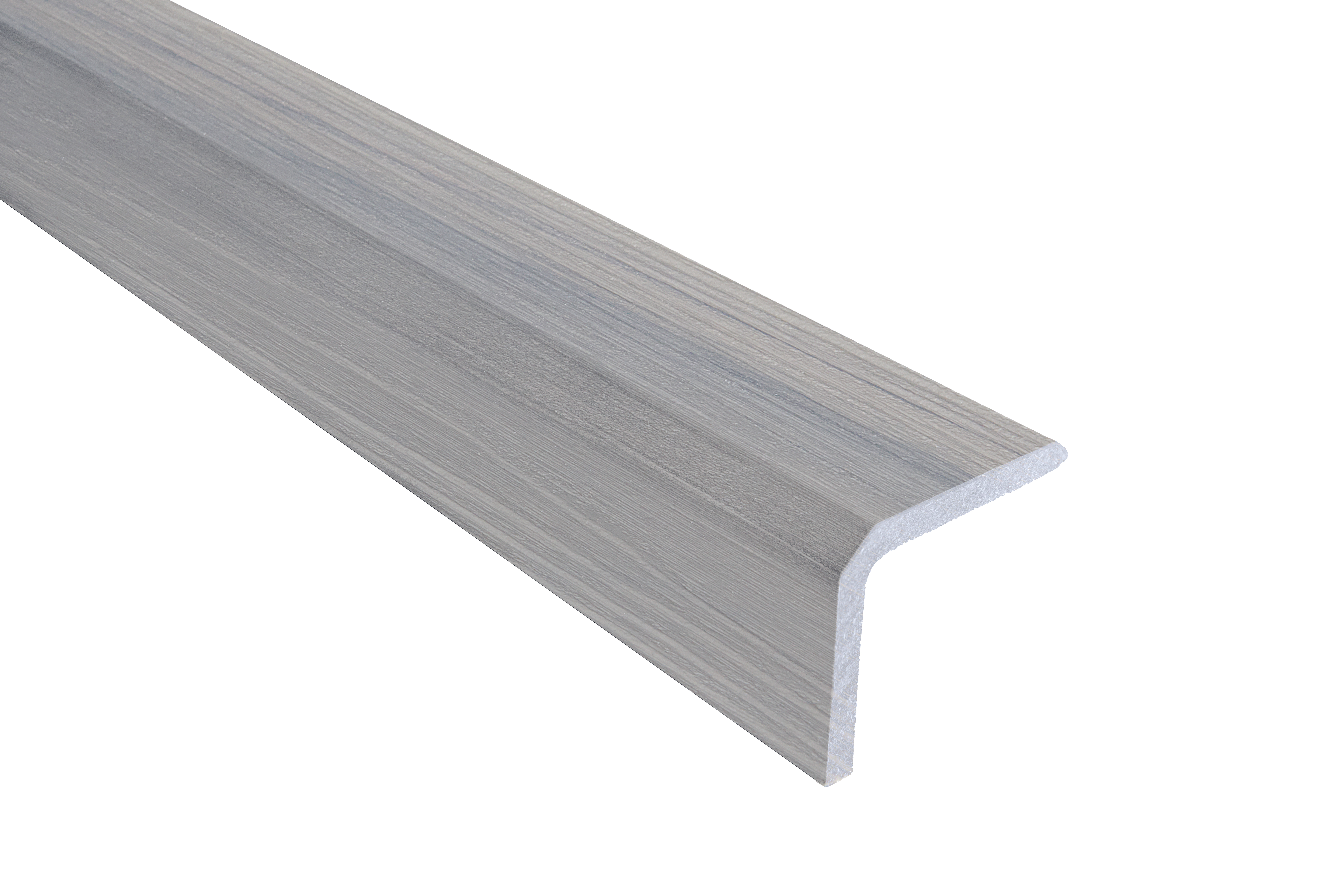 BPC/WPC Abschlusswinkel 40x49 mm, Kieselgrau Multicolor, 3,60 m