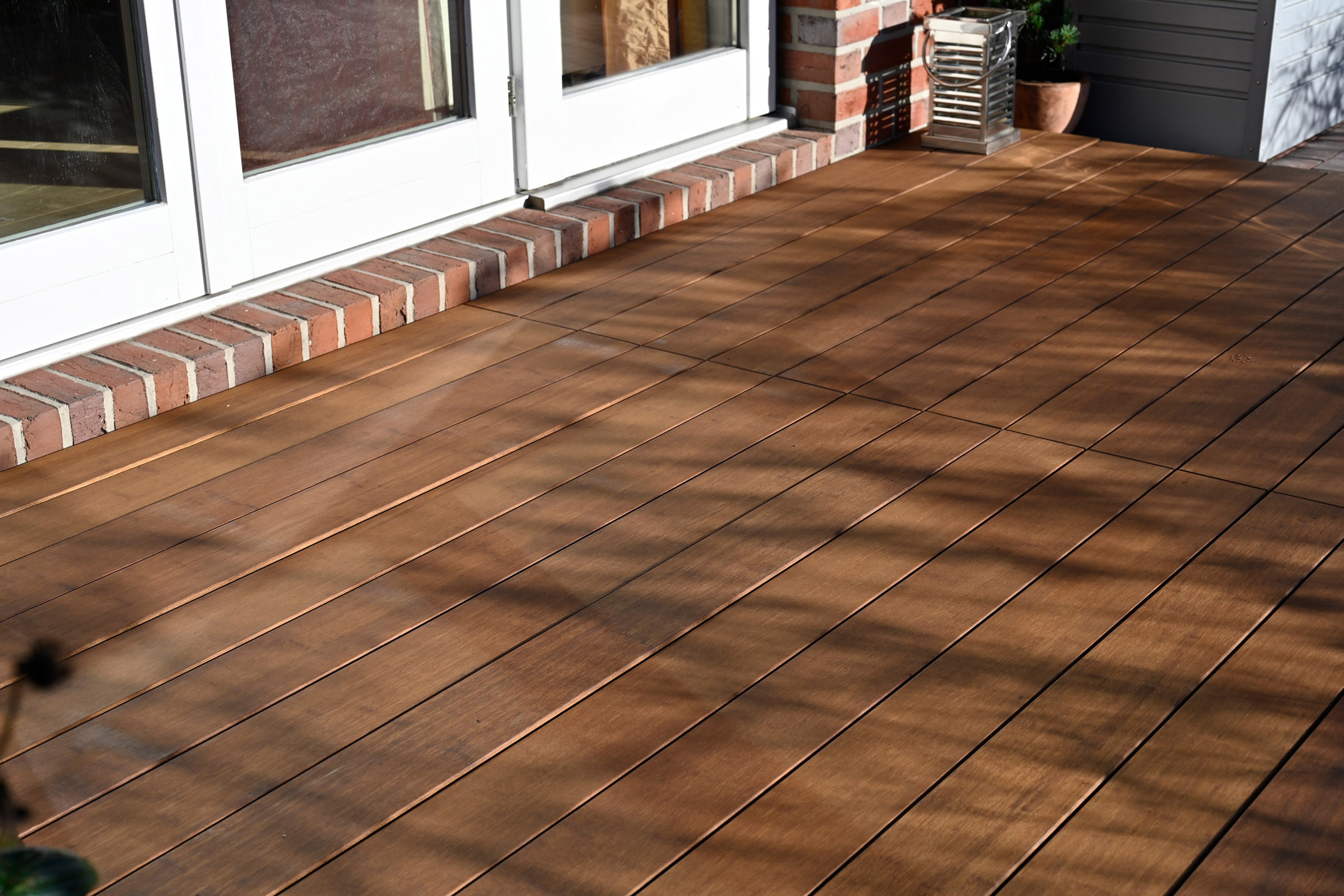 TERRASSENDIELE 20X137 MM BAMBUS 185 CM NATUR GEÖLT