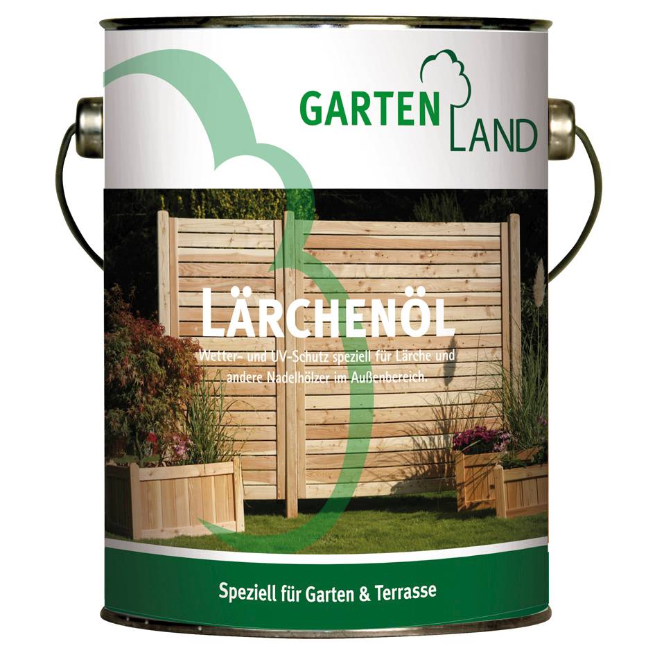 Lärchenöl Lasur für Zaun & Terrasse 2,5L