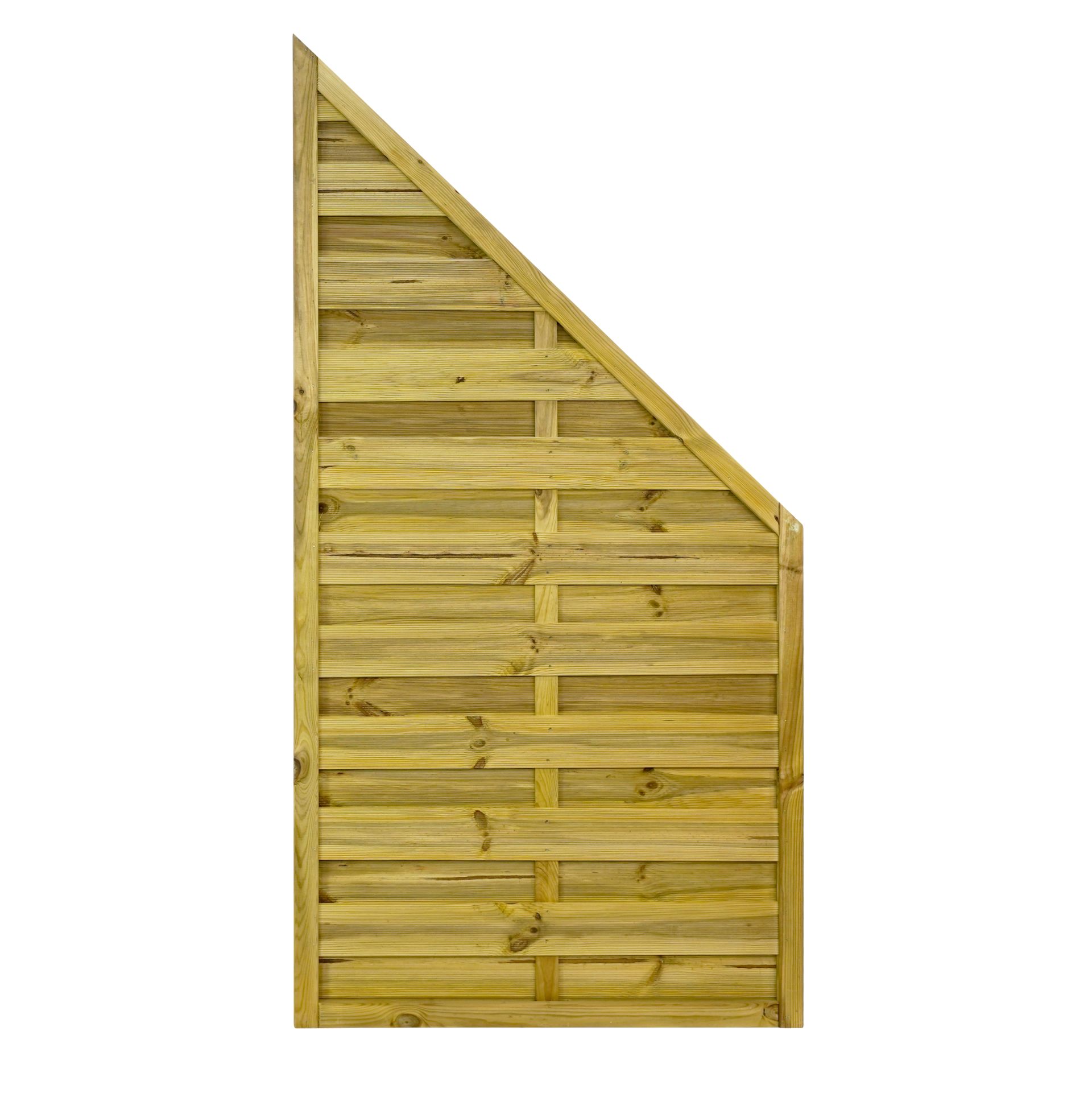 GartenLand Abschlusselement Schräg Vario ca. 90x180/90 cm Kiefernholz – Kesseldruckimprägniert