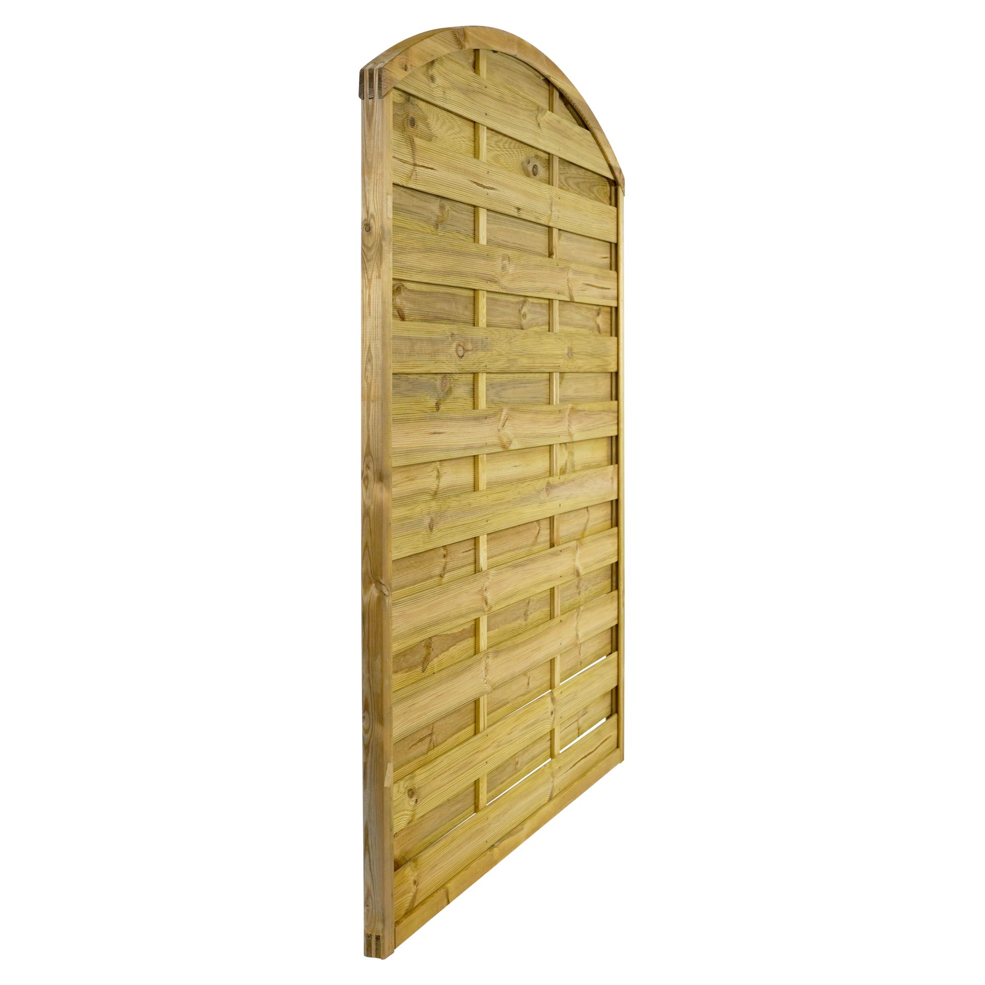 GartenLand Sichtschutzzaun Vario gebogen ca. 150x180/160 cm Kiefernholz – Kesseldruckimprägniert