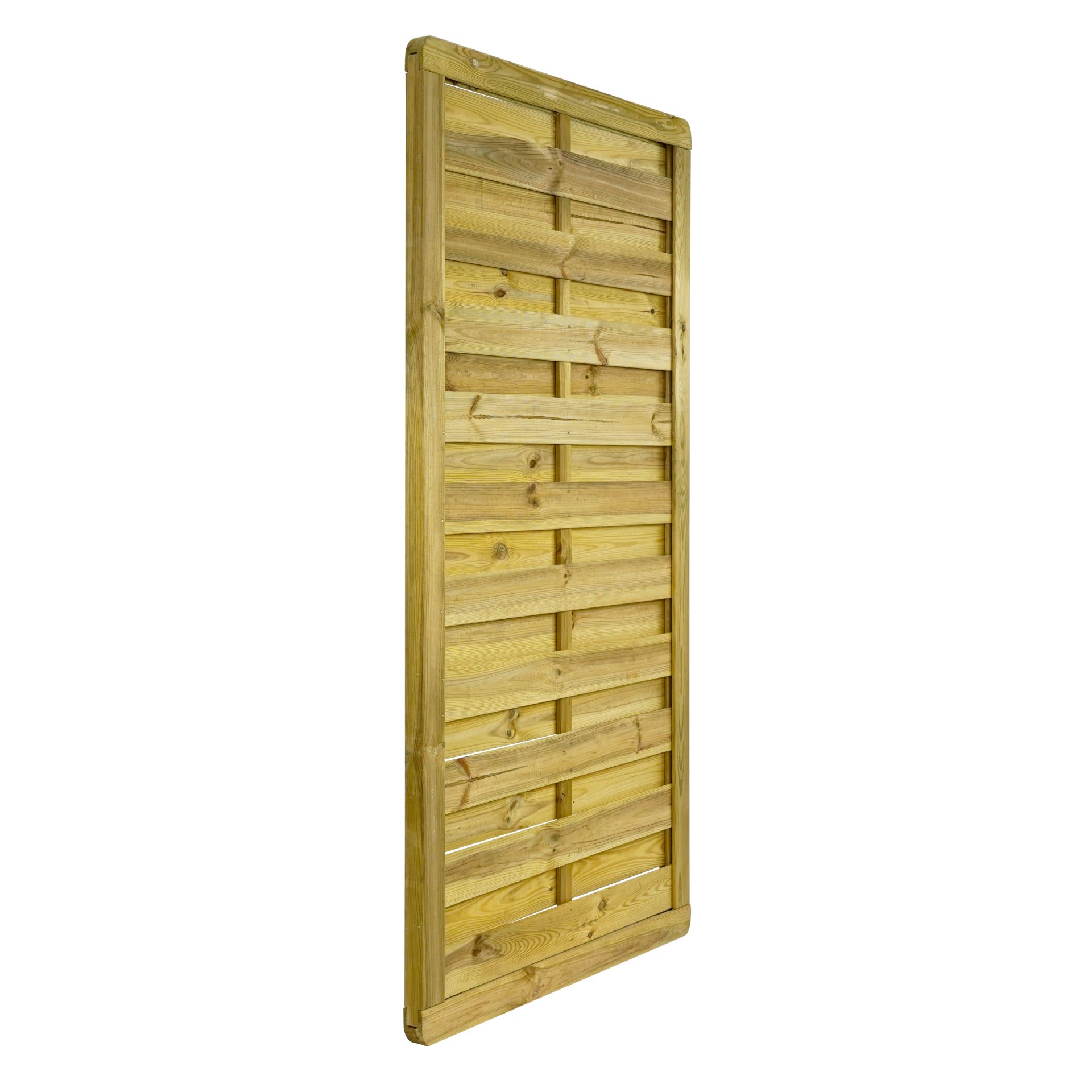 GartenLand Sichtschutzzaun Vario Massiv „Extra Stabil“ ca. 90x180 cm Kiefernholz – Kesseldruckimprägniert