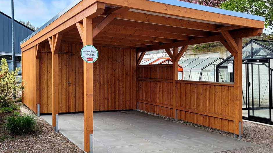 Carport aus Holz