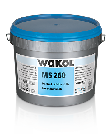 Wakol Parkettkleber MS260, 18 Kg, Parkettklebstoff, festelastisch