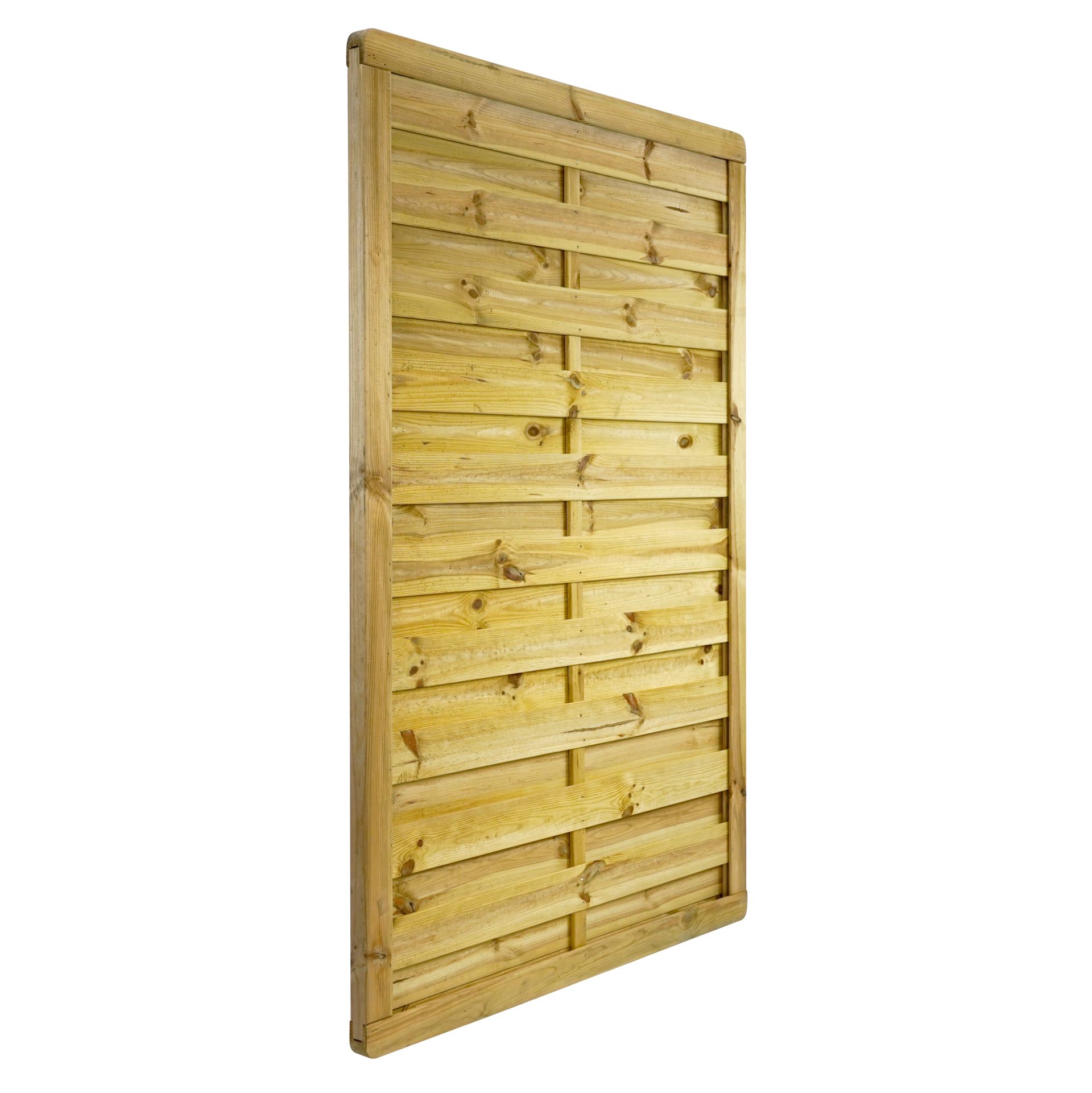 GartenLand Sichtschutzzaun Vario Massiv „Extra Stabil“ ca. 120x180 cm Kiefernholz – Kesseldruckimprägniert