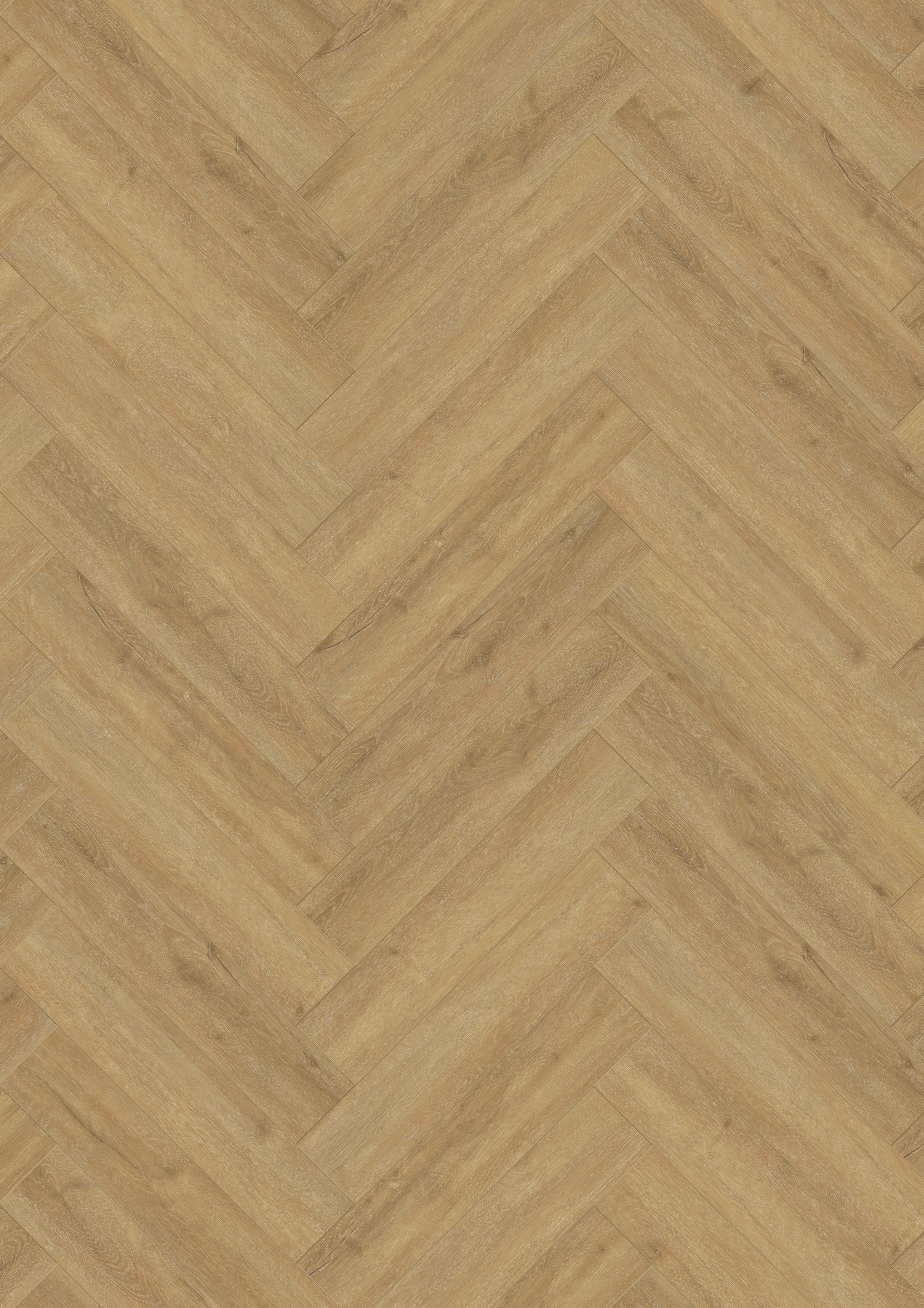 A´viva Rigid-Vinyl FischGrät Premium inkl. TS 4V, Design Eiche Natural hell, NS 0,5mm
