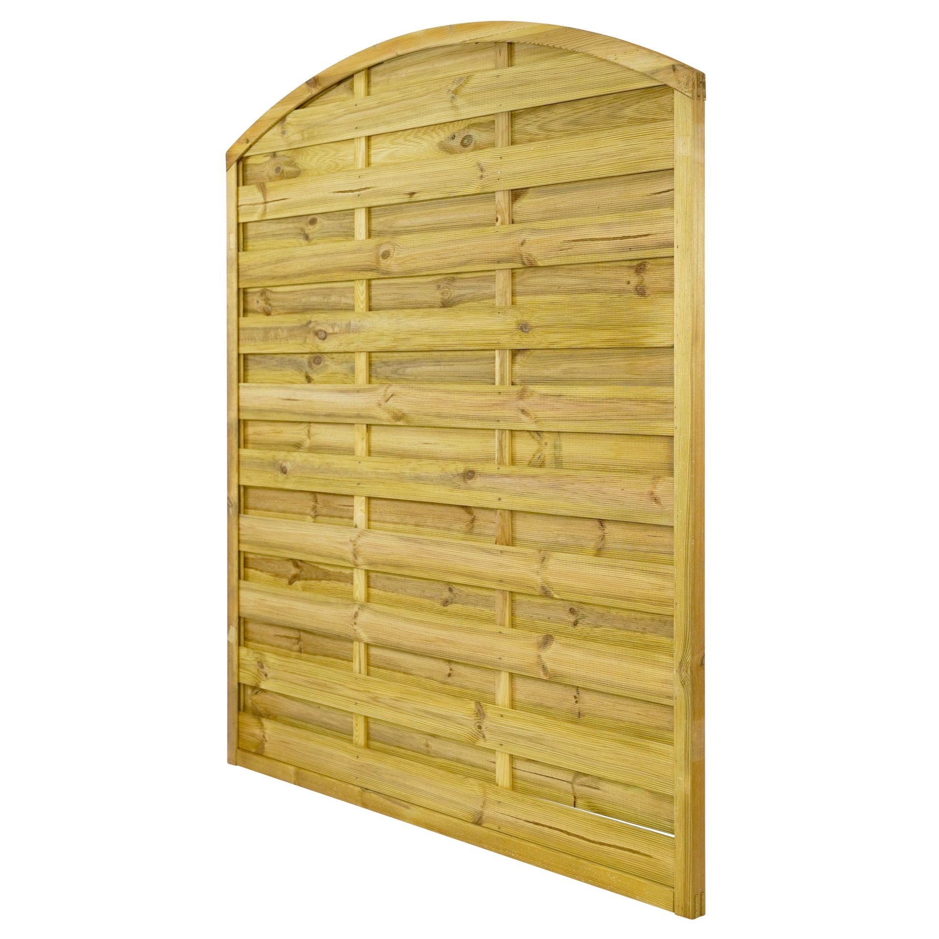 GartenLand Sichtschutzzaun Vario gebogen ca. 150x180/160 cm Kiefernholz – Kesseldruckimprägniert