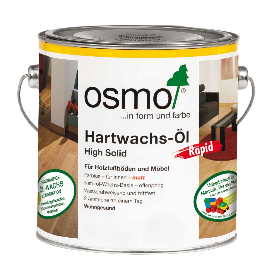 Osmo Hartwachs Öl Rapid Farbauswahl
