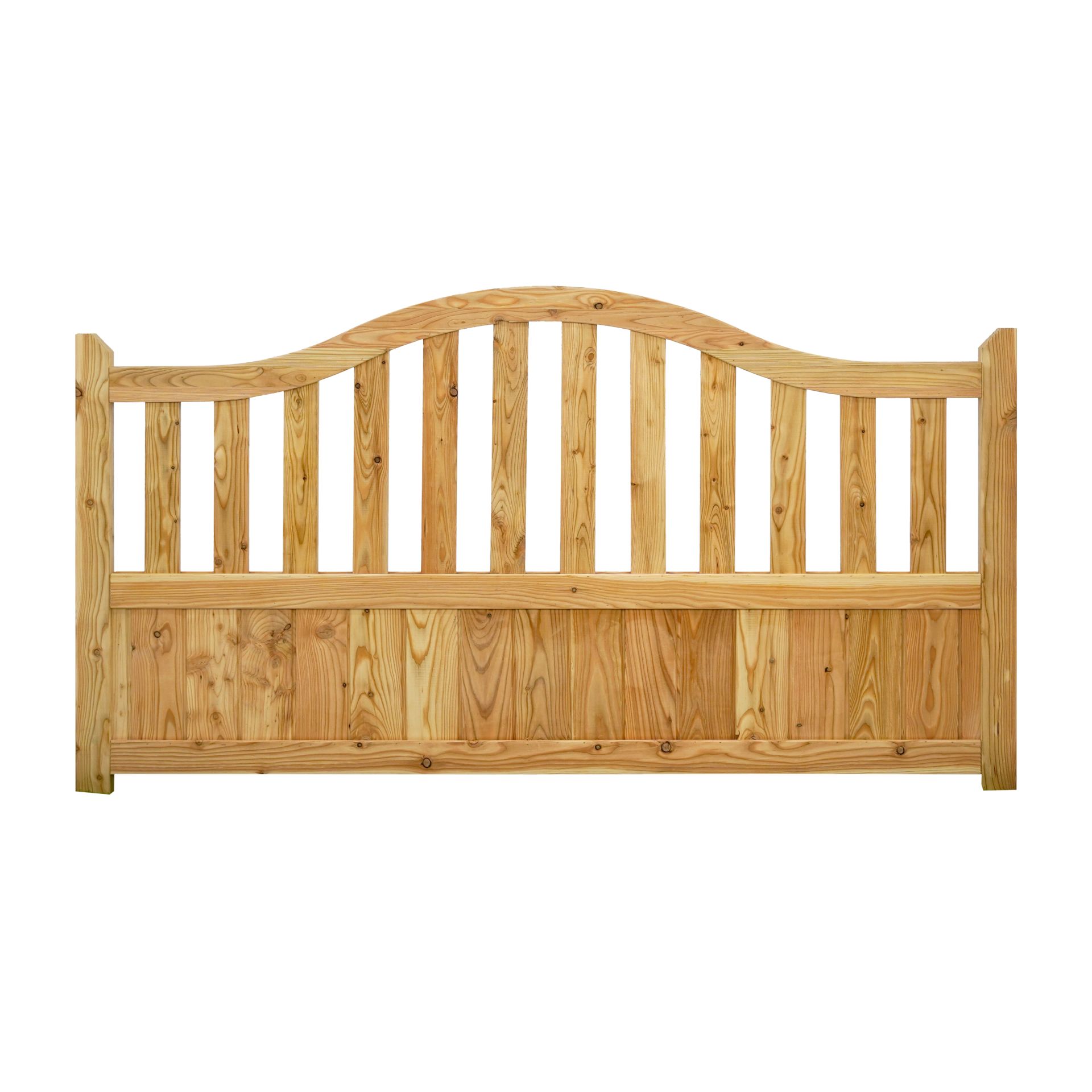 GartenLand Vorgartenzaun Graz ca. 180x105/90 cm Lärche – Naturbelassen