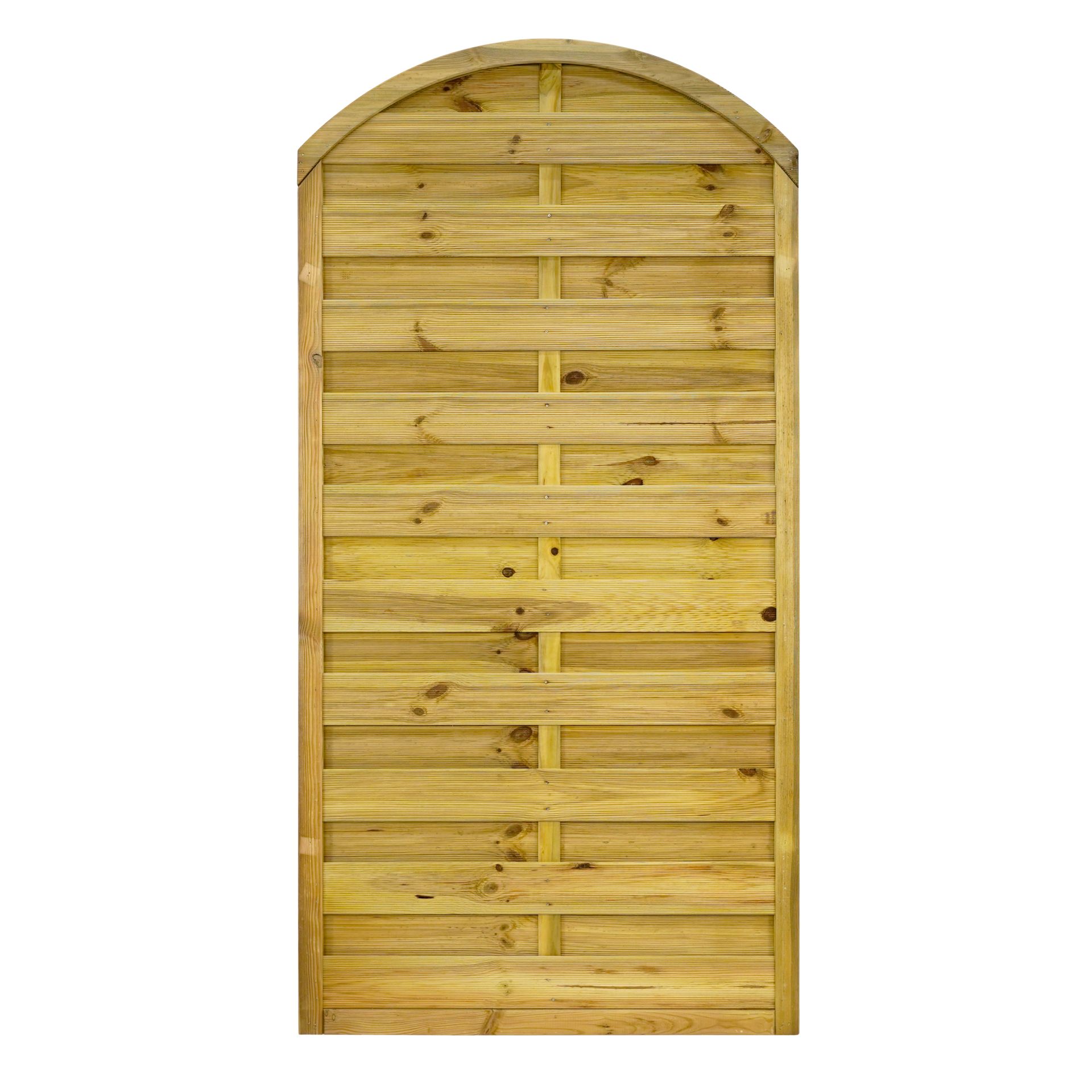 GartenLand Sichtschutzzaun Vario gebogen ca. 90x180/160 cm Kiefernholz – Kesseldruckimprägniert