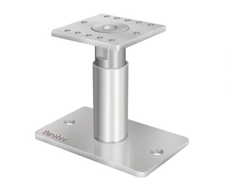 Pfostenträger PediX 140+50 zum Aufschrauben, ETA-13/0550 inkl. Vollgewindeschrauben