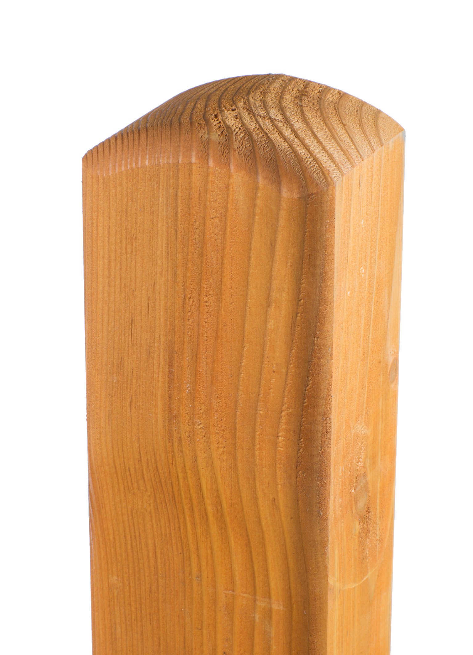 Zaunpfosten 9x9x190 cm Mailand Pfosten Rundkopf