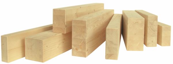 10x10 cm Leimbinder Fichte GL 24h DIN 1052, sichtqualität, güteüberwacht